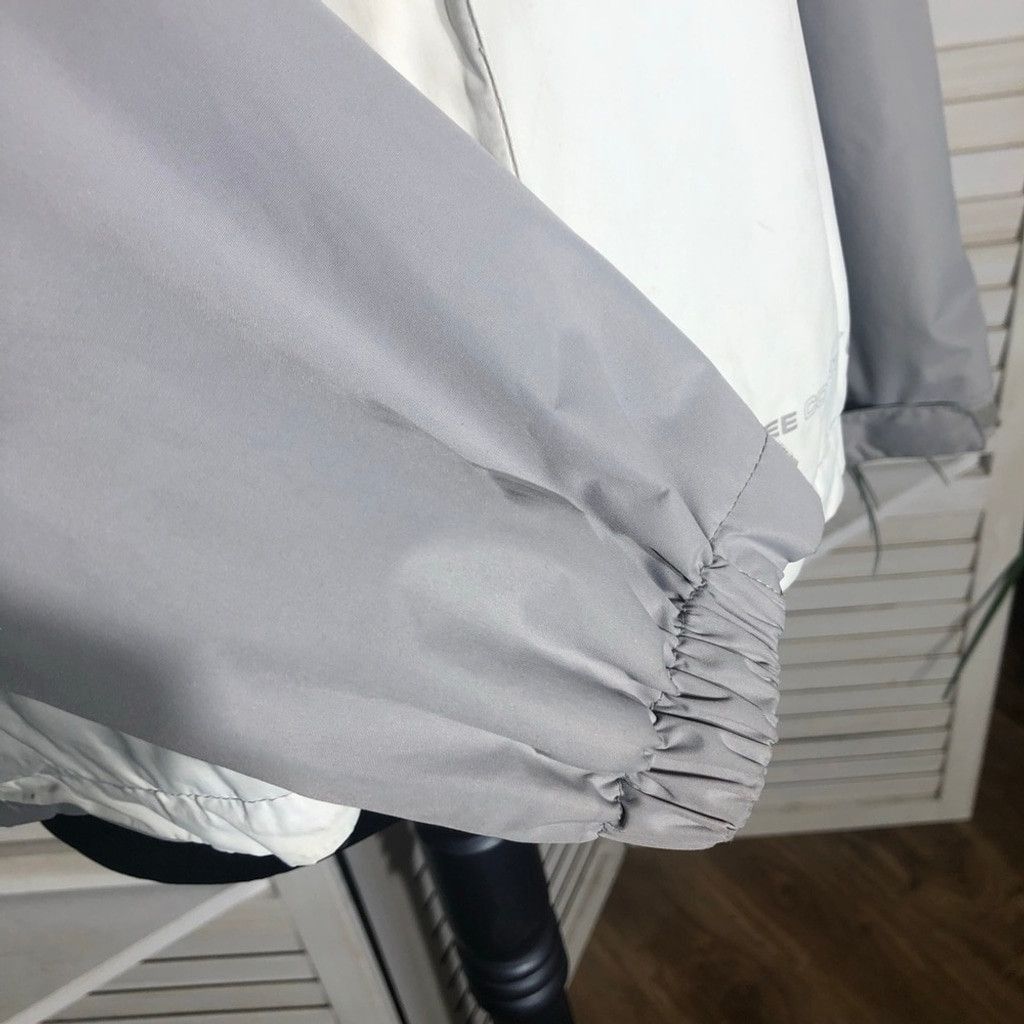 Free Country Free Country Windbreaker Jacket Hooded White/Gray sz M Size M / US 6-8 / IT 42-44 - 10 Thumbnail