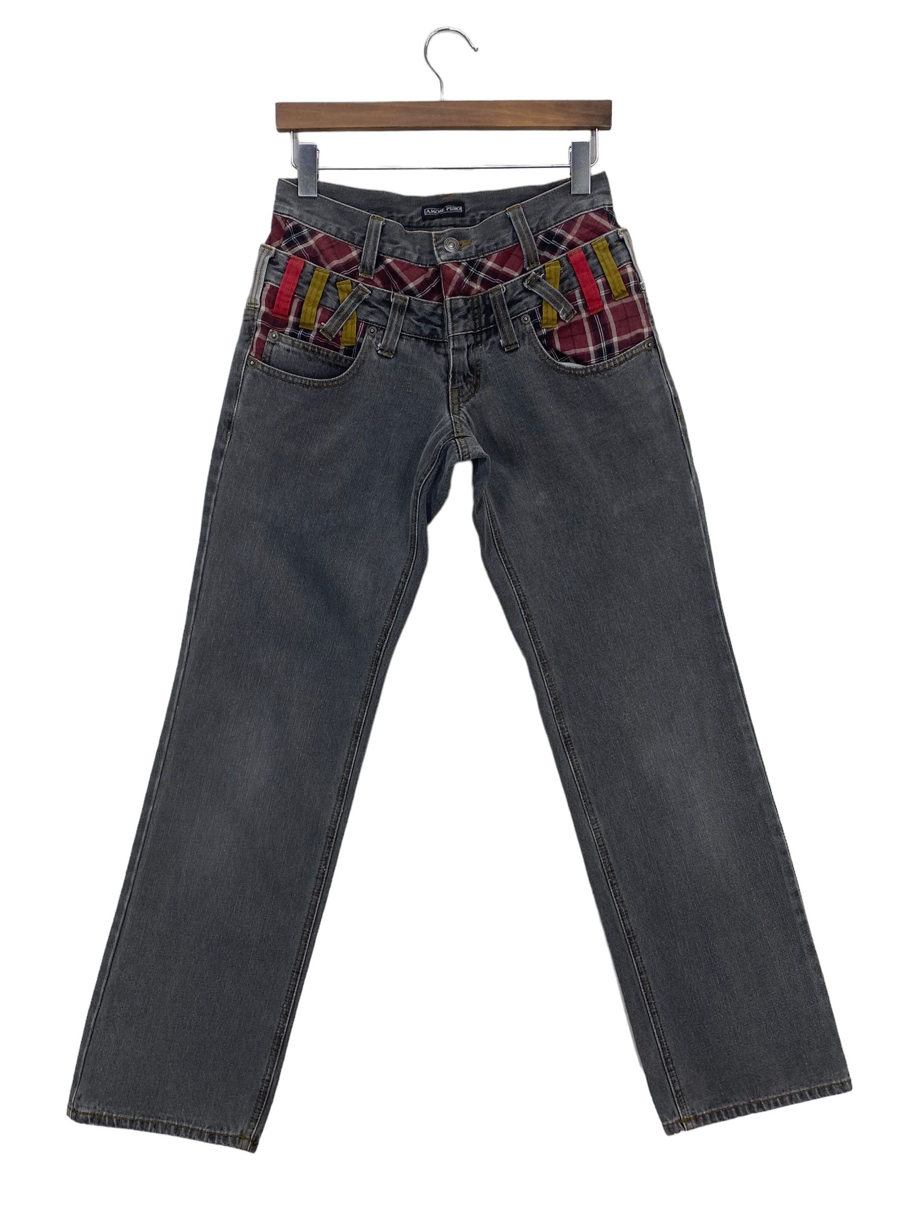Japanese Brand Amore Puro Denim Jeans Double Waist Japanese Brand Jeans Size US 28 / EU 44 - 2 Thumbnail