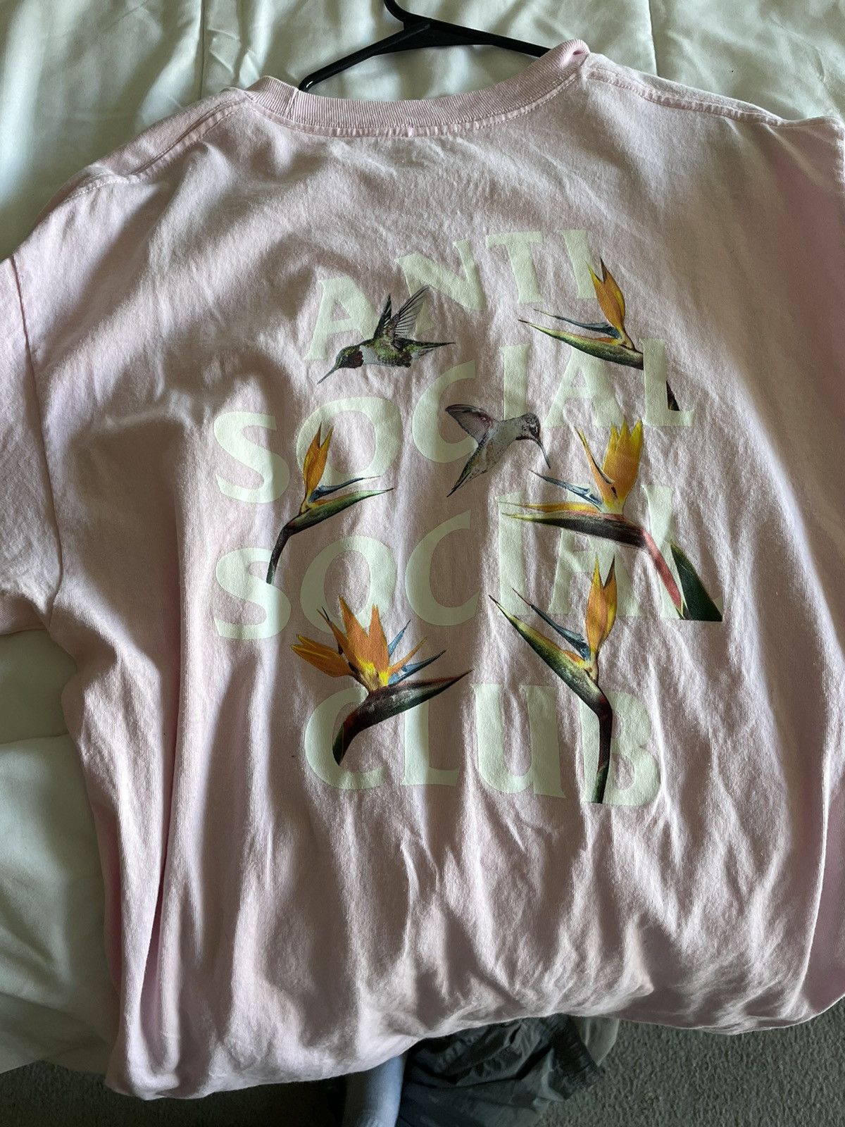 Anti Social Social Club Pink ASSC Large T Shirt Size US L / EU 52-54 / 3 - 3 Thumbnail