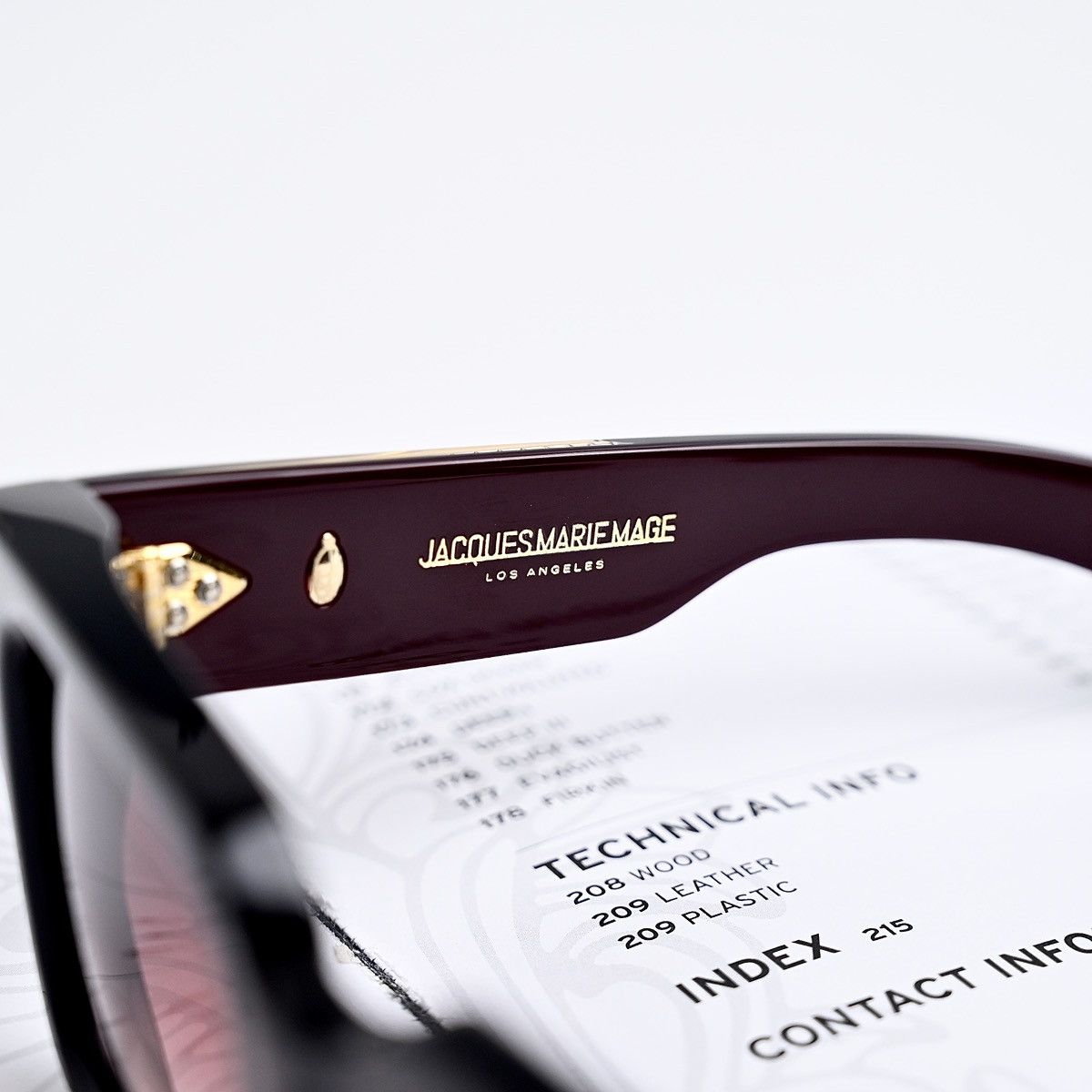 Jacques Marie Mage JACQUES MARIE MAGE ENZO EPOXY CHARLET SUNGLASSES Size ONE SIZE - 5 Thumbnail