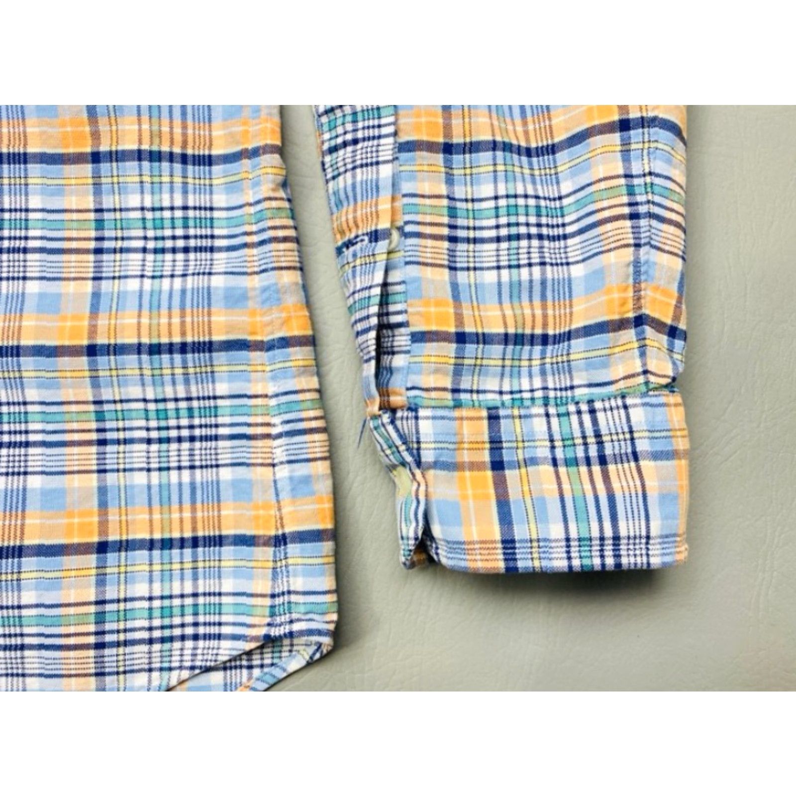 Polo Ralph Lauren Ralph Lauren Plaid Shirt Men's Size XXL Classic Fit Blue Orange School Church Size US XXL / EU 58 / 5 - 4 Thumbnail