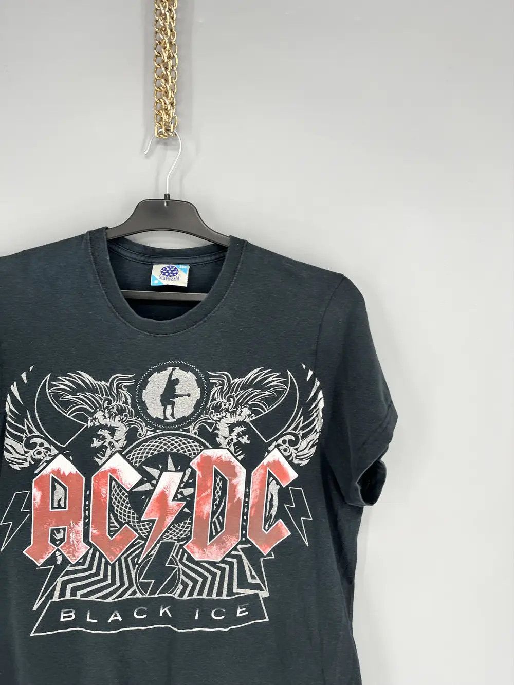 Vintage VINTAGE ACDC BLACK ICE TEE Heavy Metal Rock T-Shirt Like Size US M / EU 48-50 / 2 - 5 Thumbnail