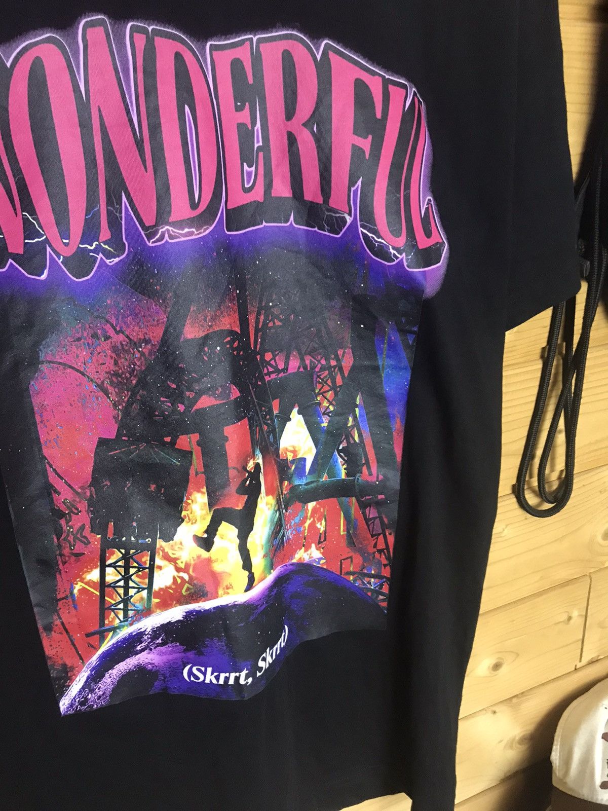 Band Tees Travis Scott wonderful mister tee t-shirt Size US L / EU 52-54 / 3 - 3 Thumbnail