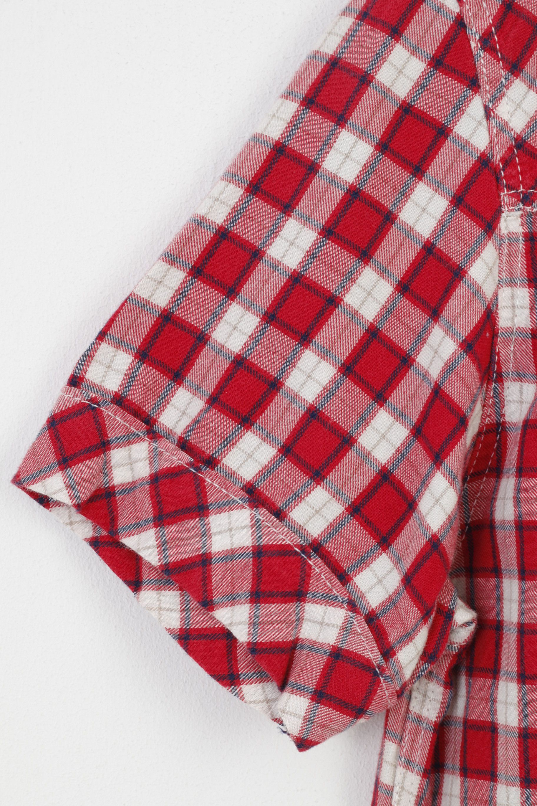 Levi's Levi's Men S Casual Shirt Red Checkered Snap Bottoms 10517 Size US S / EU 44-46 / 1 - 4 Thumbnail