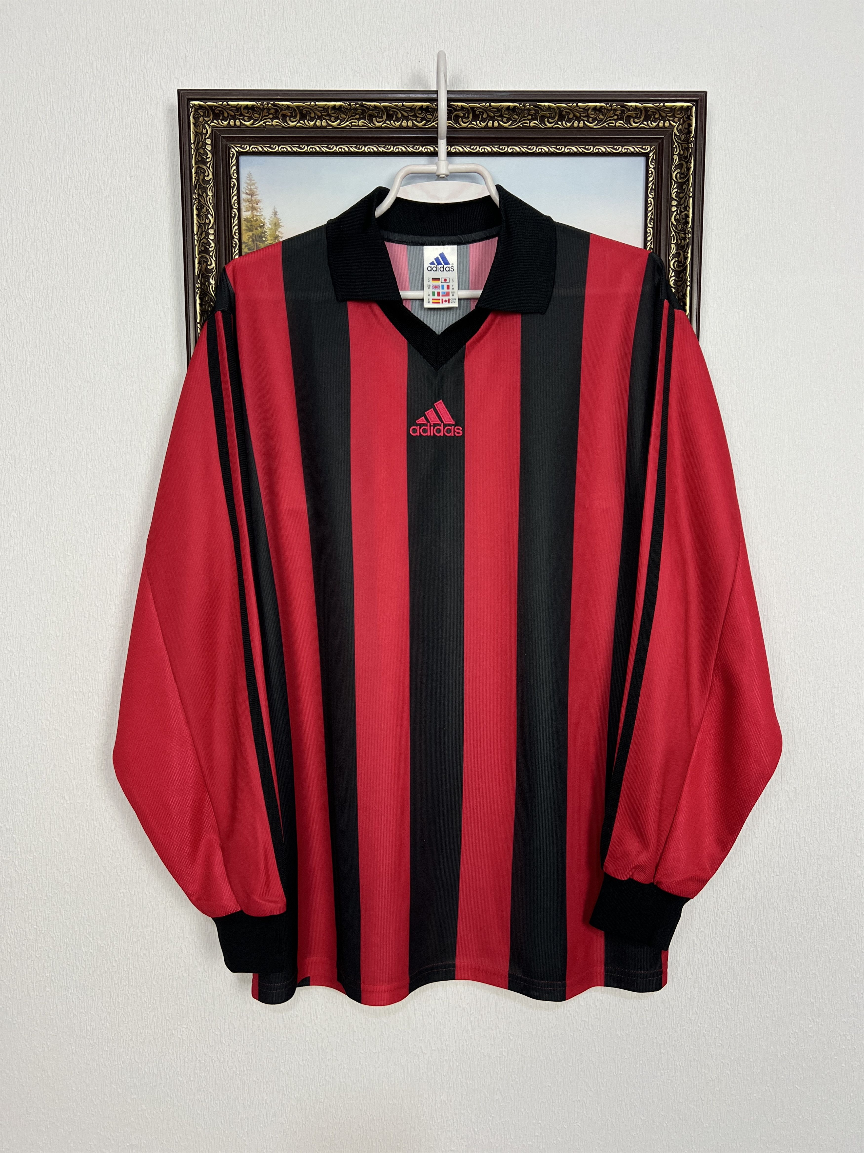 Adidas Vintage 90's Football Template Shirt Long Sleeve Jersey Size US M / EU 48-50 / 2 - 1 Thumbnail