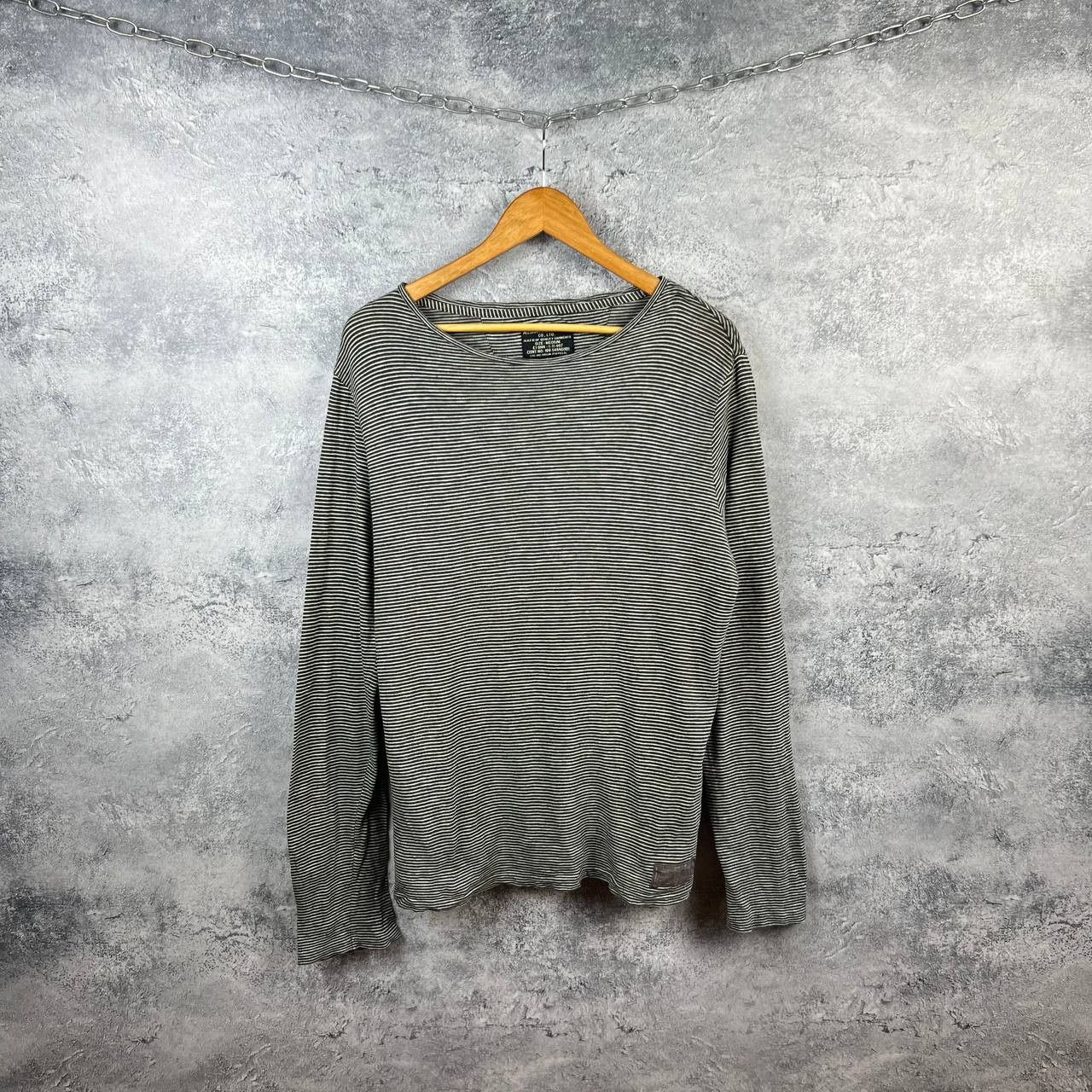 Allsaints Allsaints Striped Vintage Longsleeve Size M / US 6-8 / IT 42-44 - 1 Thumbnail