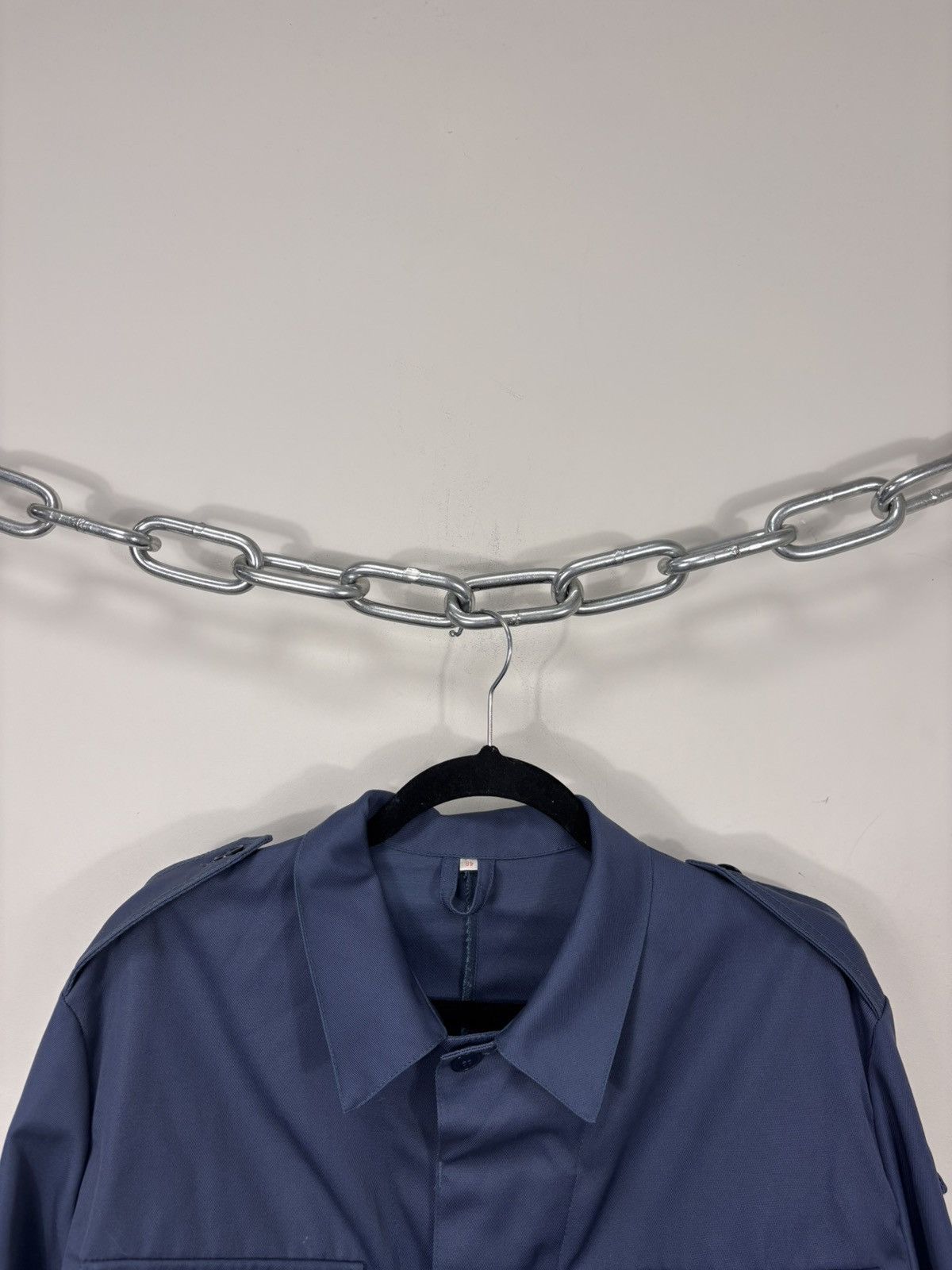 Other Vintage German Workwear Blue Utility Industrial Jacket Coat Size US M / EU 48-50 / 2 - 7 Thumbnail