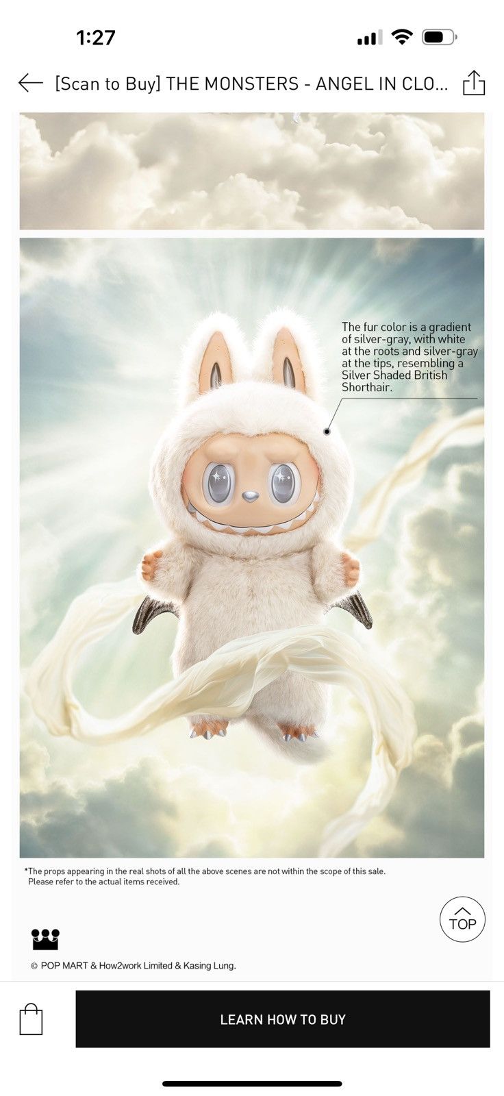 POP MART Angel in the clouds Size ONE SIZE - 1 Thumbnail