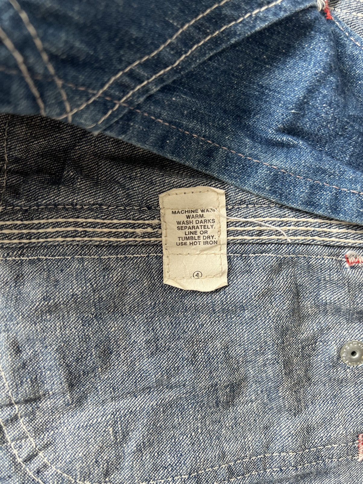 Vintage Distressed Vintage 50's UNION MADE Overalls Size US 32 / EU 48 - 8 Thumbnail