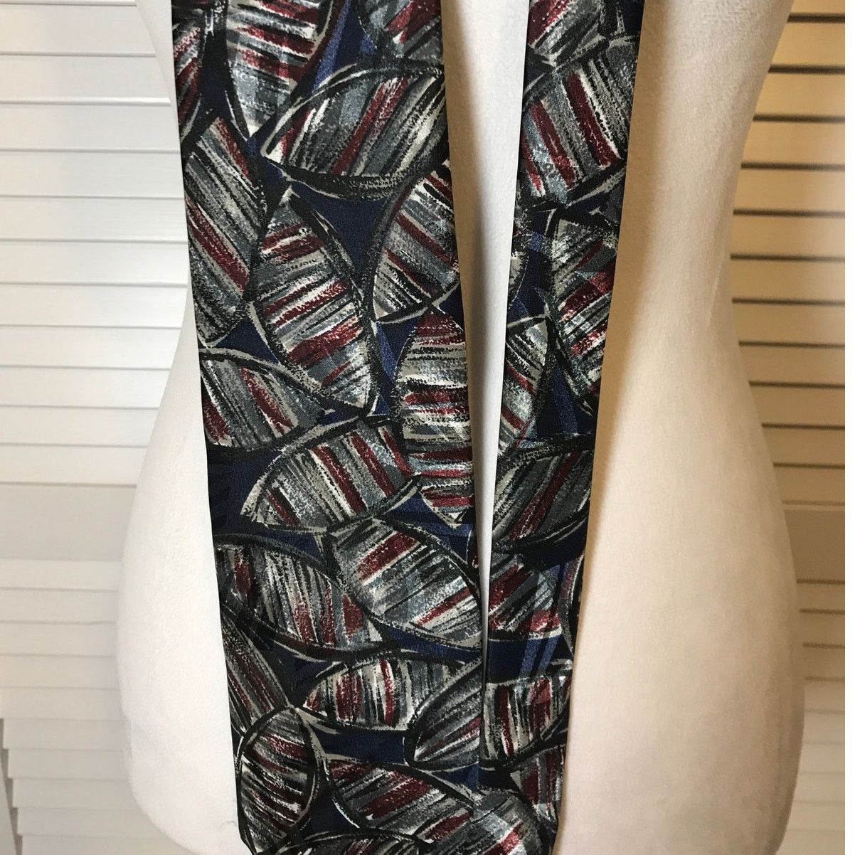 Towncraft Towncraft Geometric Short Wide Mens Necktie Size ONE SIZE - 3 Thumbnail