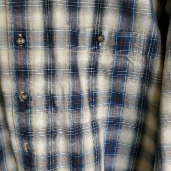 G.H. Bass & Co. G.H. Bass & Co. BASS Teal Plaid Casual Buttoned Down Sz. L S Size US L / EU 52-54 / 3 - 3 Thumbnail