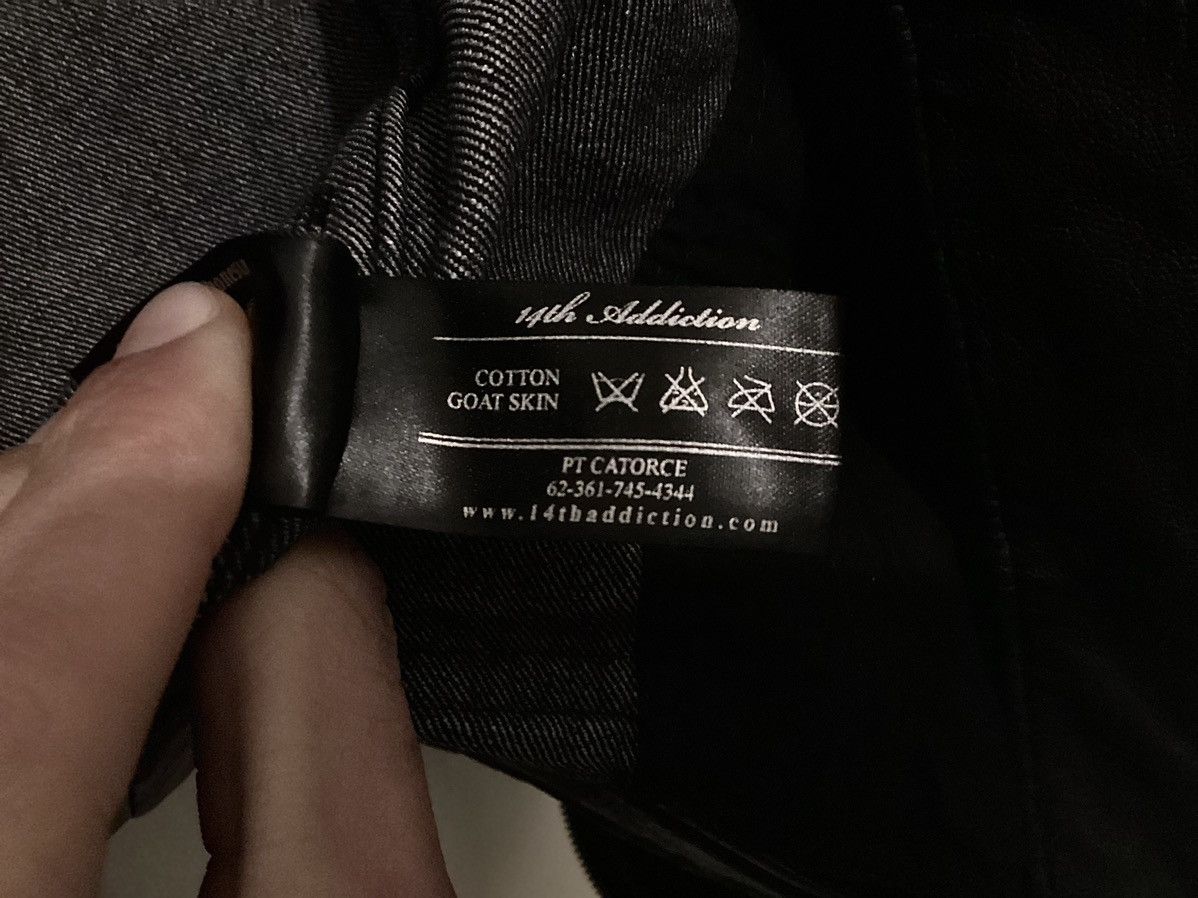 14th Addiction Hybrid leather denim jacket Size US M / EU 48-50 / 2 - 4 Thumbnail