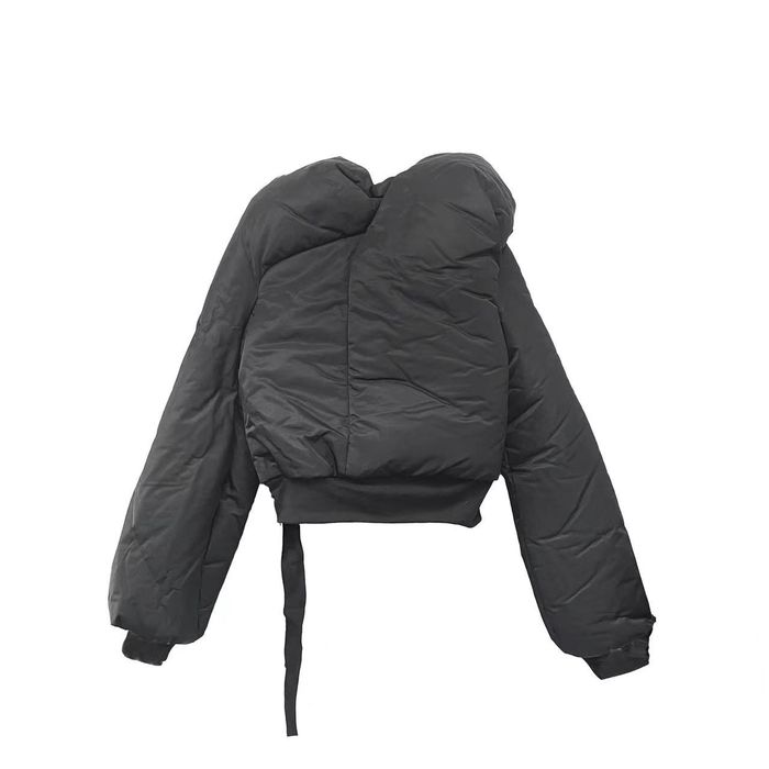 Rick Owens Drkshdw RICK OWENS DRKSHDW Black Doll Down Bomber Jacket ...