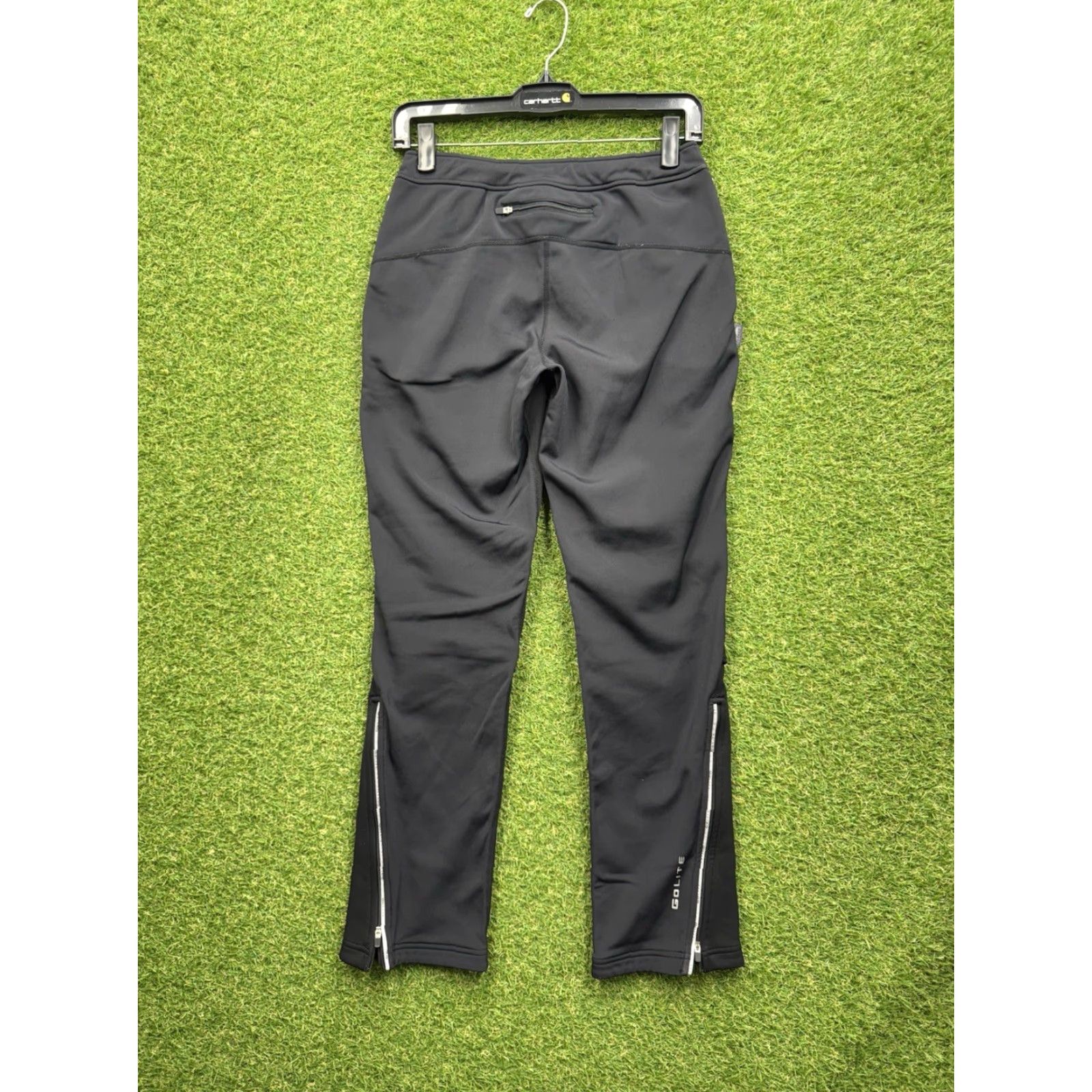 Vintage Golite Pants Womens XS Black Jogger Casual Stretch Drawstring 26x27 Size 26" / US 2 / IT 38 - 2 Thumbnail
