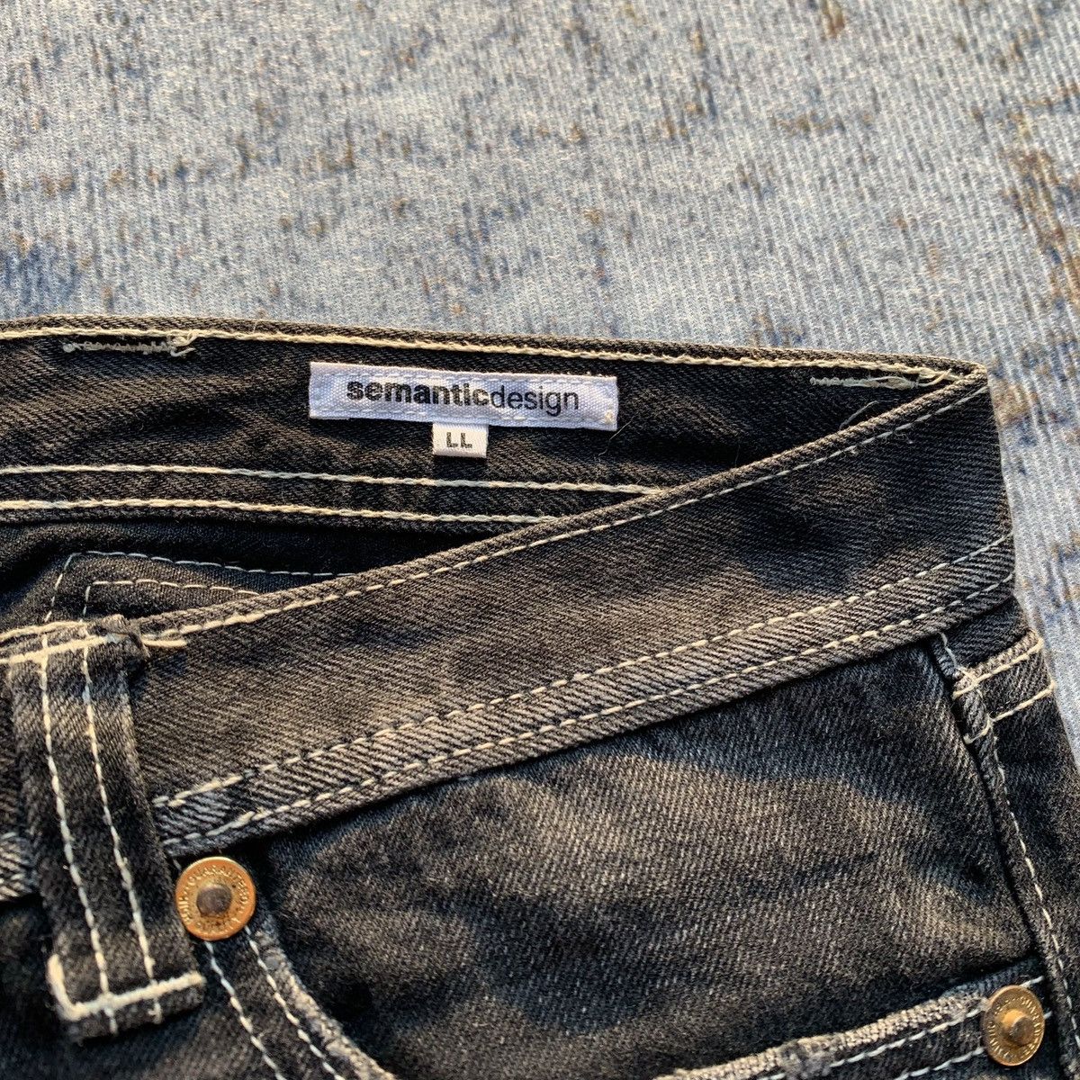 Japanese Brand Y2K Rare Semantic Design Gothic Punk Jeans Multi Zippers Size US 30 / EU 46 - 10 Thumbnail