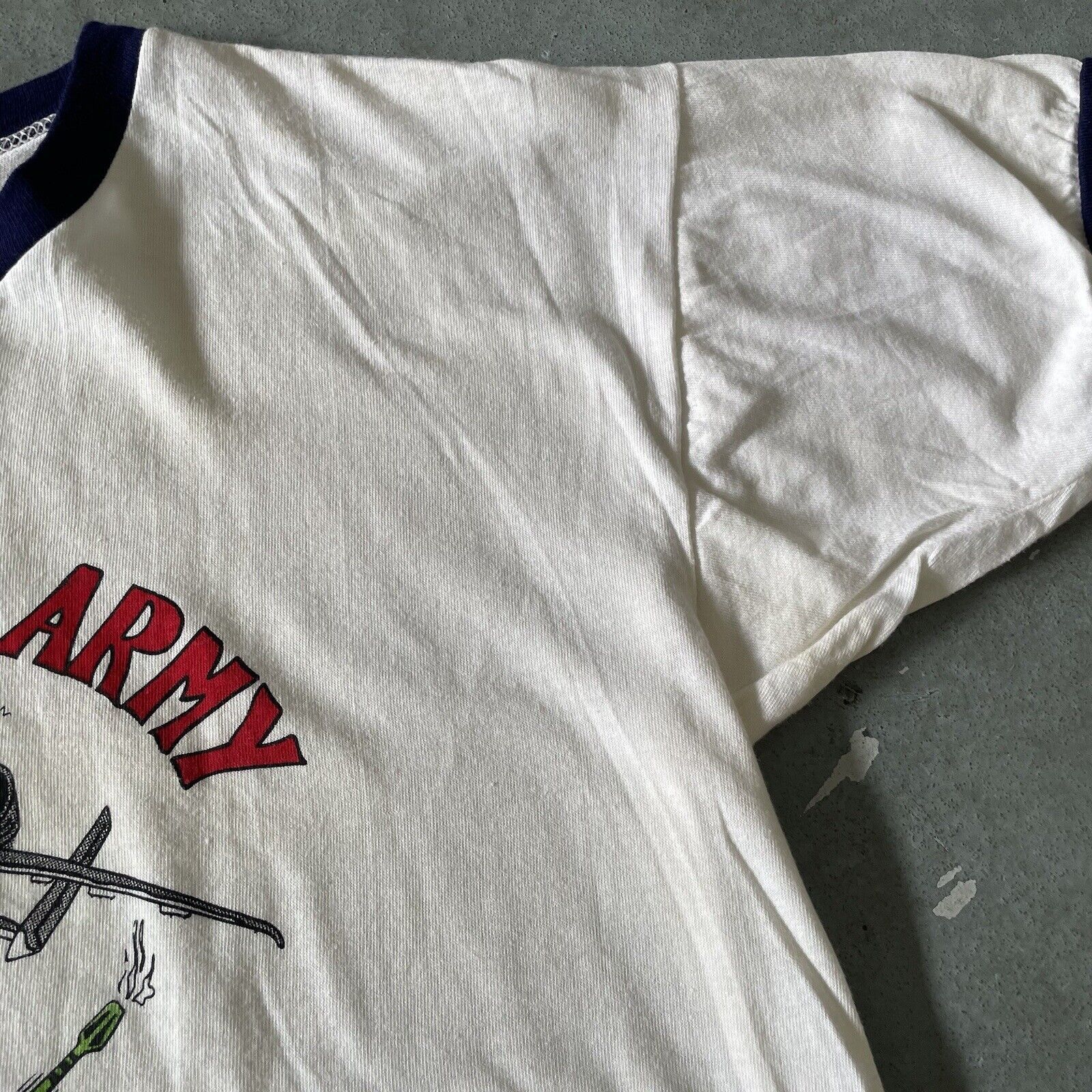 Champion × Vintage Vintage 1970s Champion Ringer T-Shirt Mens Large Air Force Size US L / EU 52-54 / 3 - 6 Thumbnail