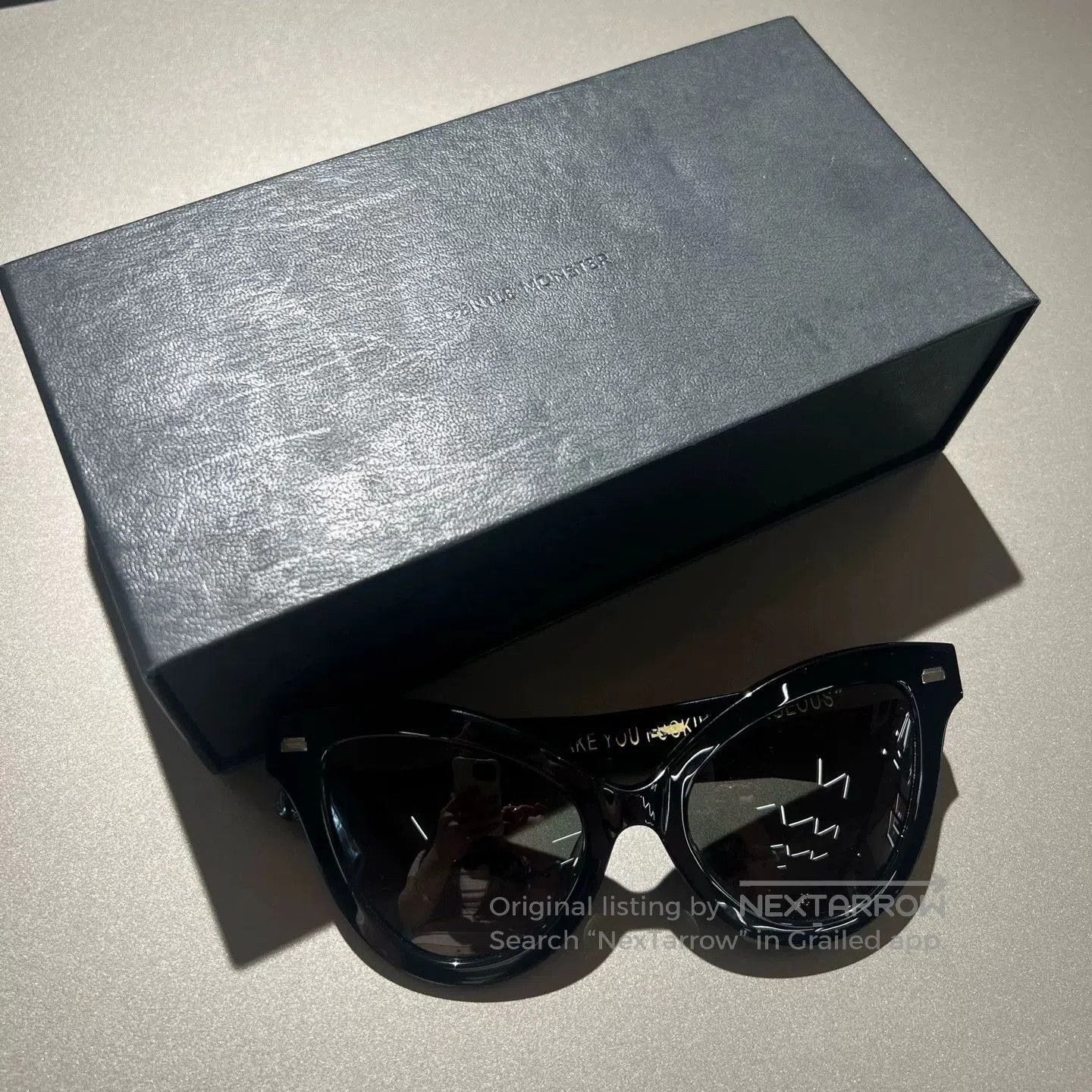 Gentle Monster Gentle Monster x pushBUTTON Sunglasses. Size ONE SIZE - 3 Thumbnail