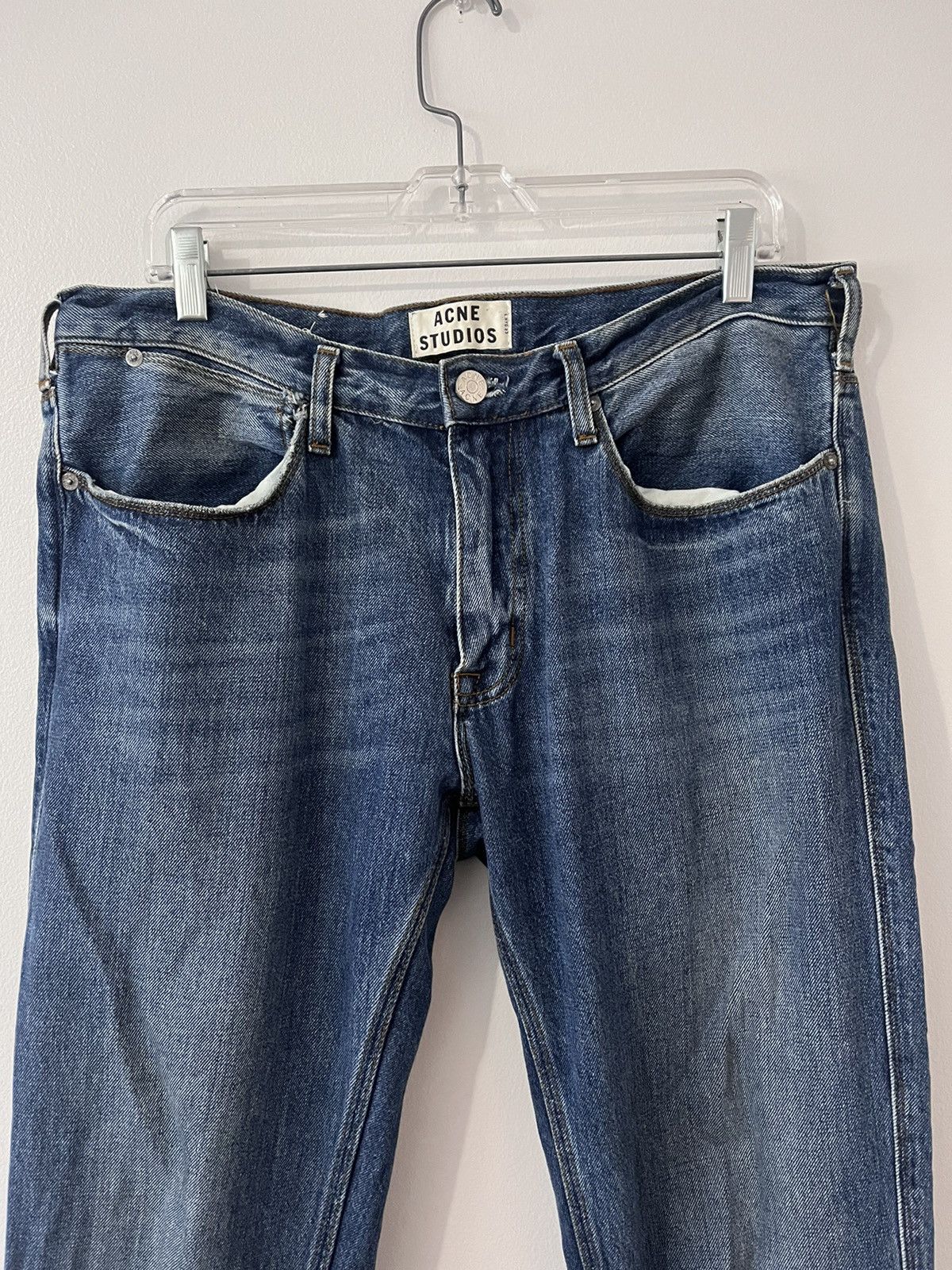 Acne Studios Acne Max vintage blue denim Size US 36 / EU 52 - 2 Thumbnail