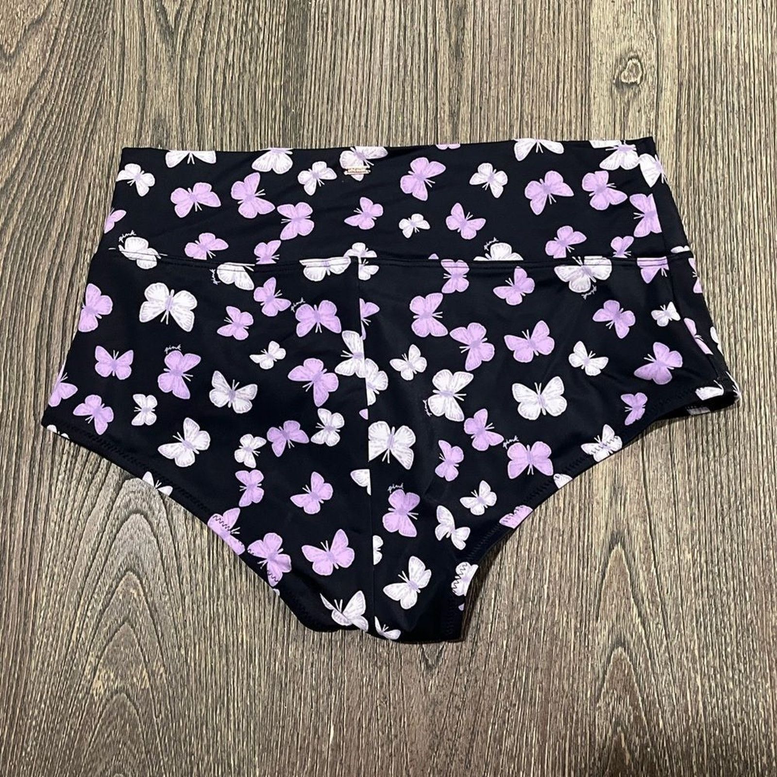 Vintage NWOT PINK Victoria’s Secret Swim Bikini Bottom Cheeky M Size ONE SIZE - 2 Thumbnail
