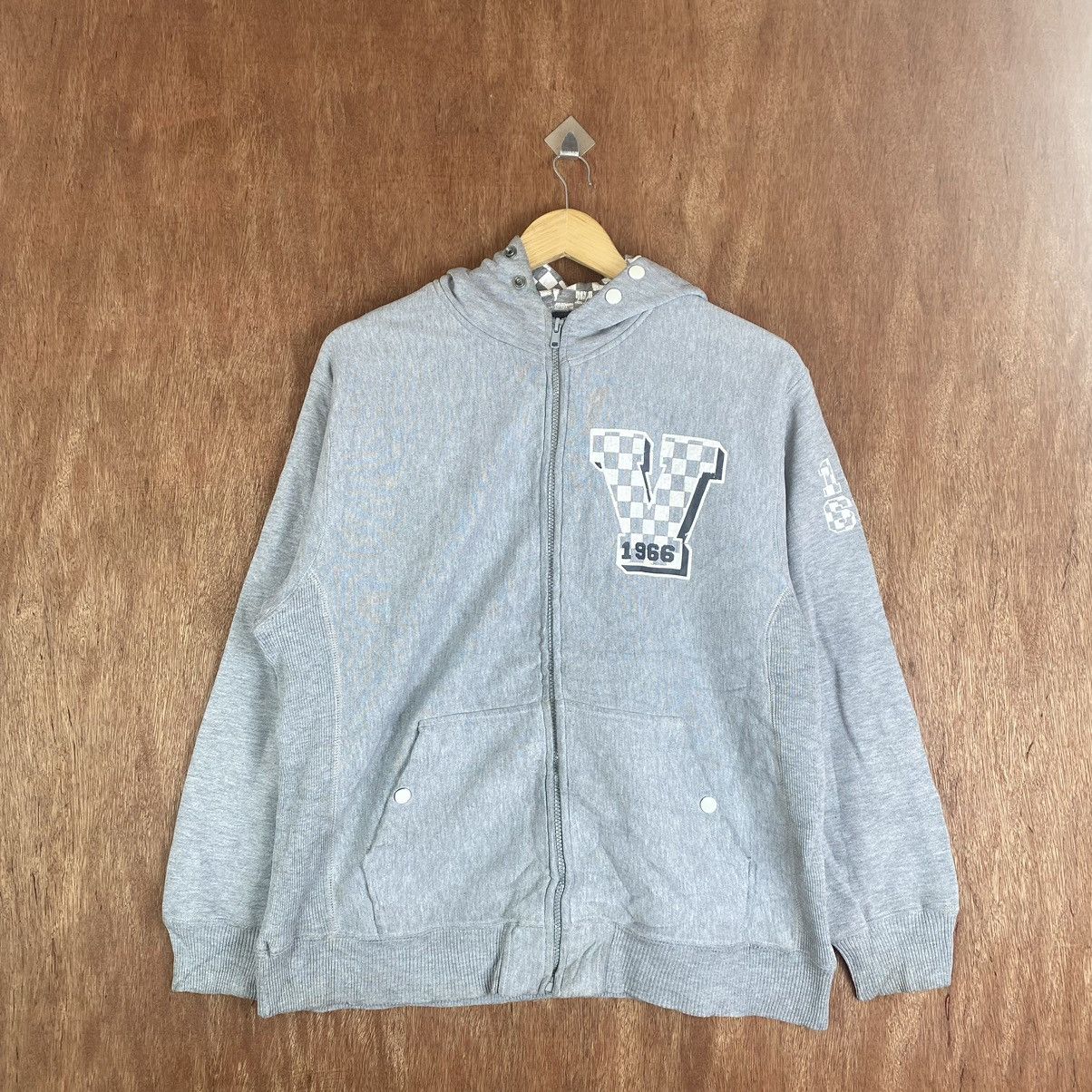 Vans × Vintage Vans Vintage Skateboard Hoodie Sweatshirt #K01589 Size US M / EU 48-50 / 2 - 1 Thumbnail