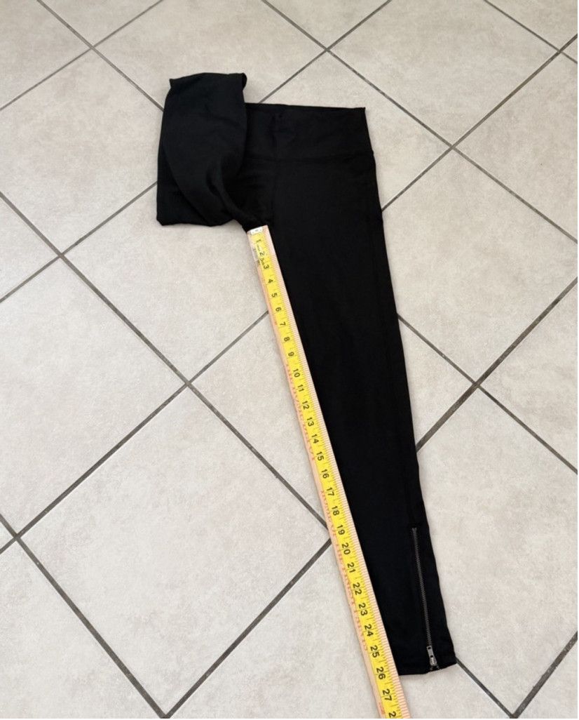 Fabletics FABLETICS + DEMI LOVATO LEGGING 26” BLACK ZIP FRONT SIZE XS Size 26" / US 2 / IT 38 - 3 Thumbnail
