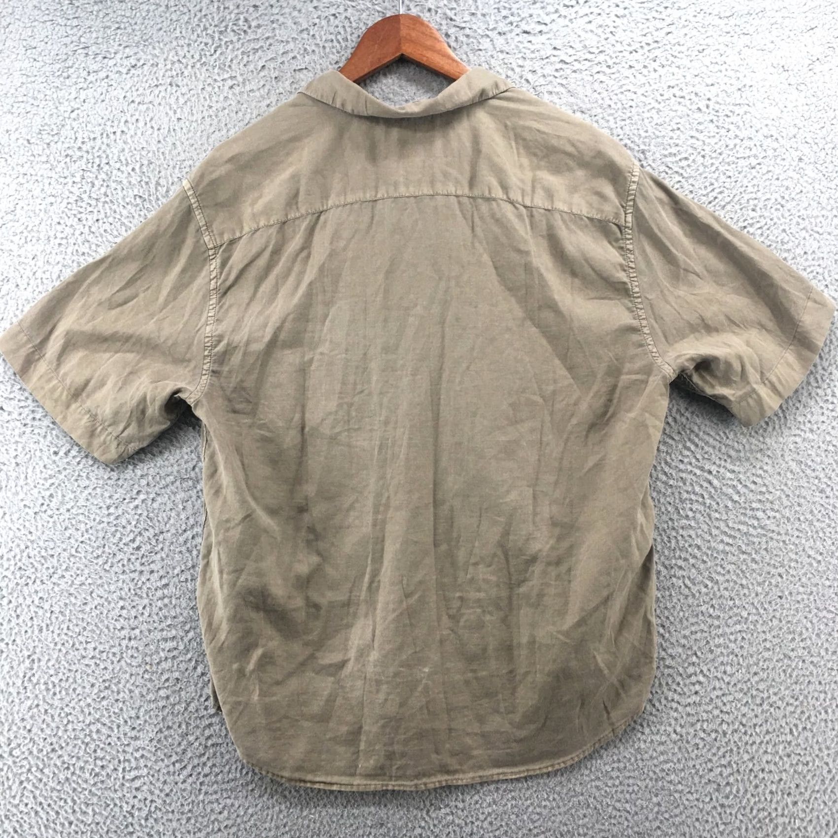 Banana Republic Banana Republic Polo Shirt Mens S Green Cotton Collared Short Sleeves Pocket Shirt Size US S / EU 44-46 / 1 - 7 Thumbnail