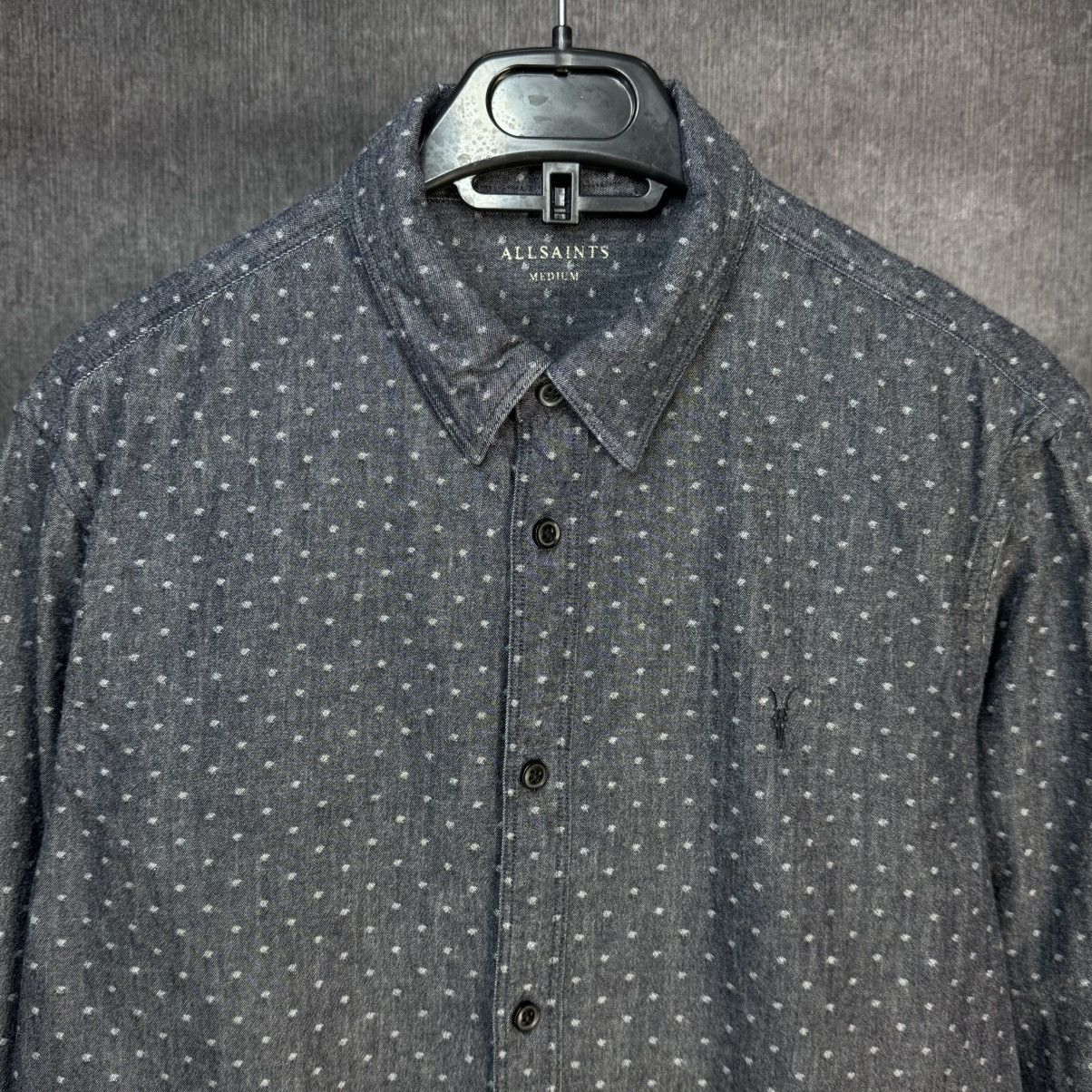 Allsaints Allsaints Montauk Polka Dot Grey button shirt Size US M / EU 48-50 / 2 - 5 Thumbnail