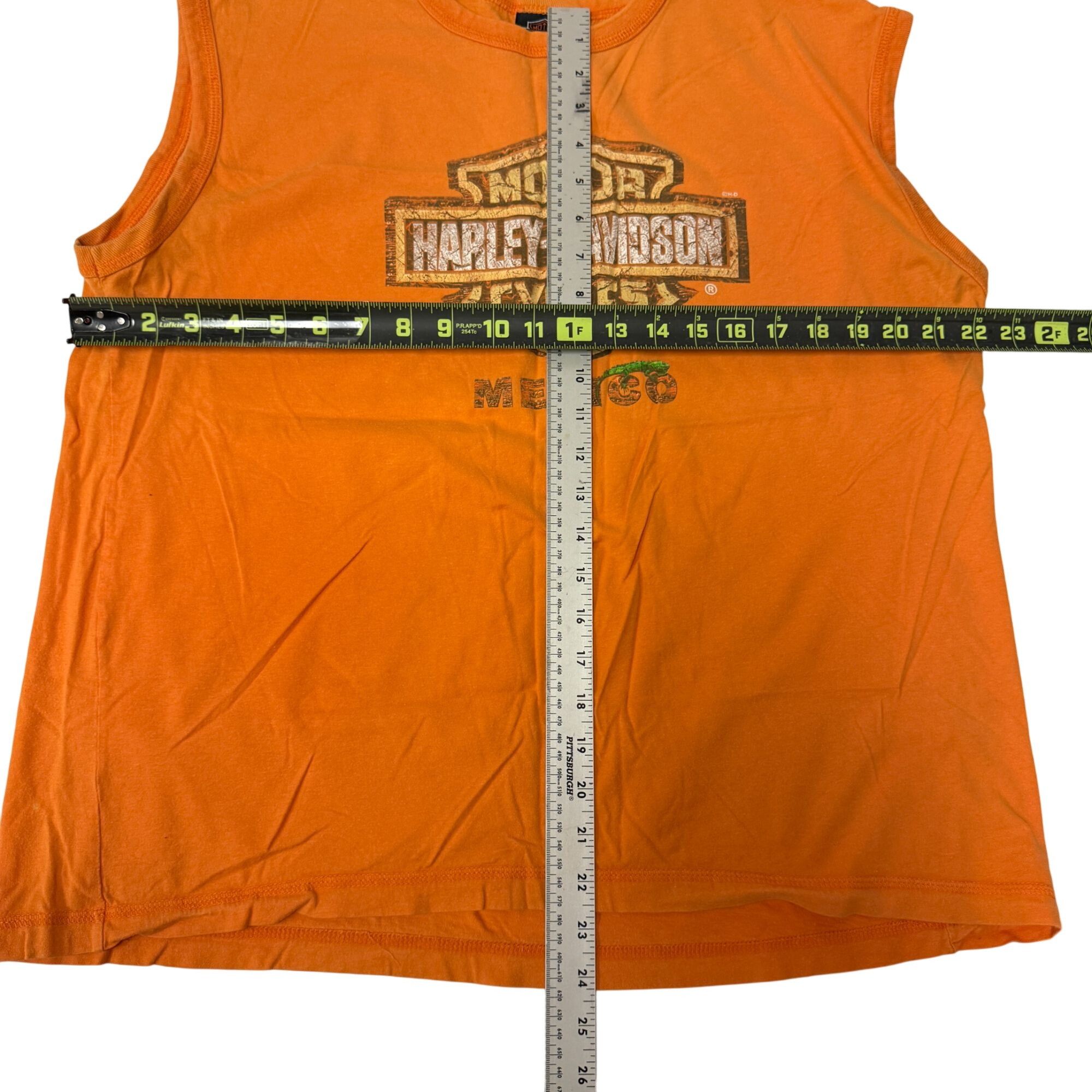 Harley Davidson Vtg Harley Davidson Motorcycle Tank Top CANCUN MEXICO Tank Size US L / EU 52-54 / 3 - 7 Thumbnail