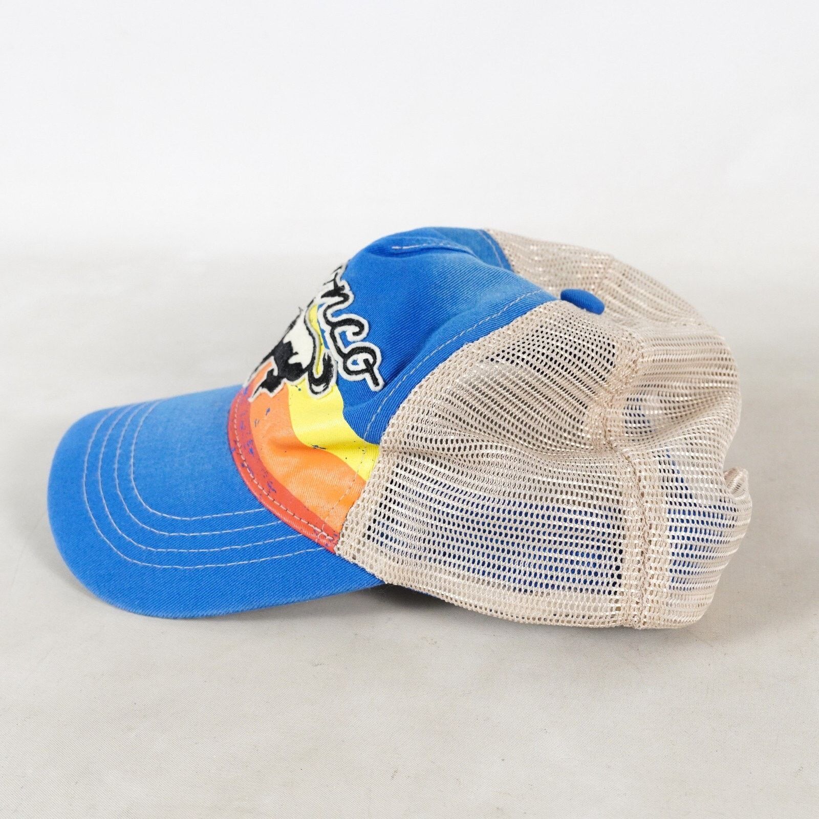 Ford Ford Bronco Horse Mesh Trucker Hat Cap Visor Snapback Blue Size ONE SIZE - 5 Thumbnail