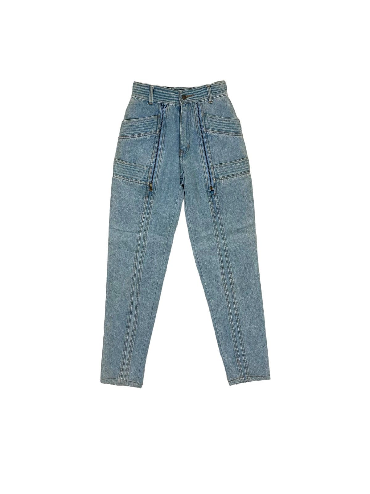 Japanese Brand 🔥LAST PRICE🔥 Japanese Nice design Multizipper Clown Jeans Size US 26 / EU 42 - 1 Thumbnail
