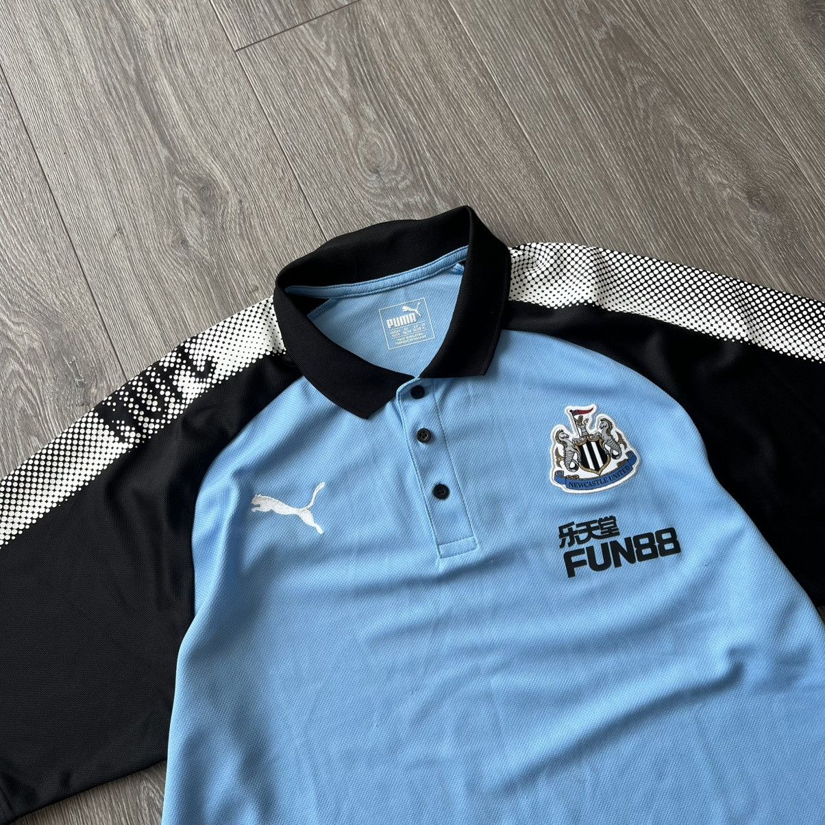 Puma 2017-18 Newcastle Puma Polo Shirt Soccer Jersey Tee Size US XL / EU 56 / 4 - 4 Thumbnail