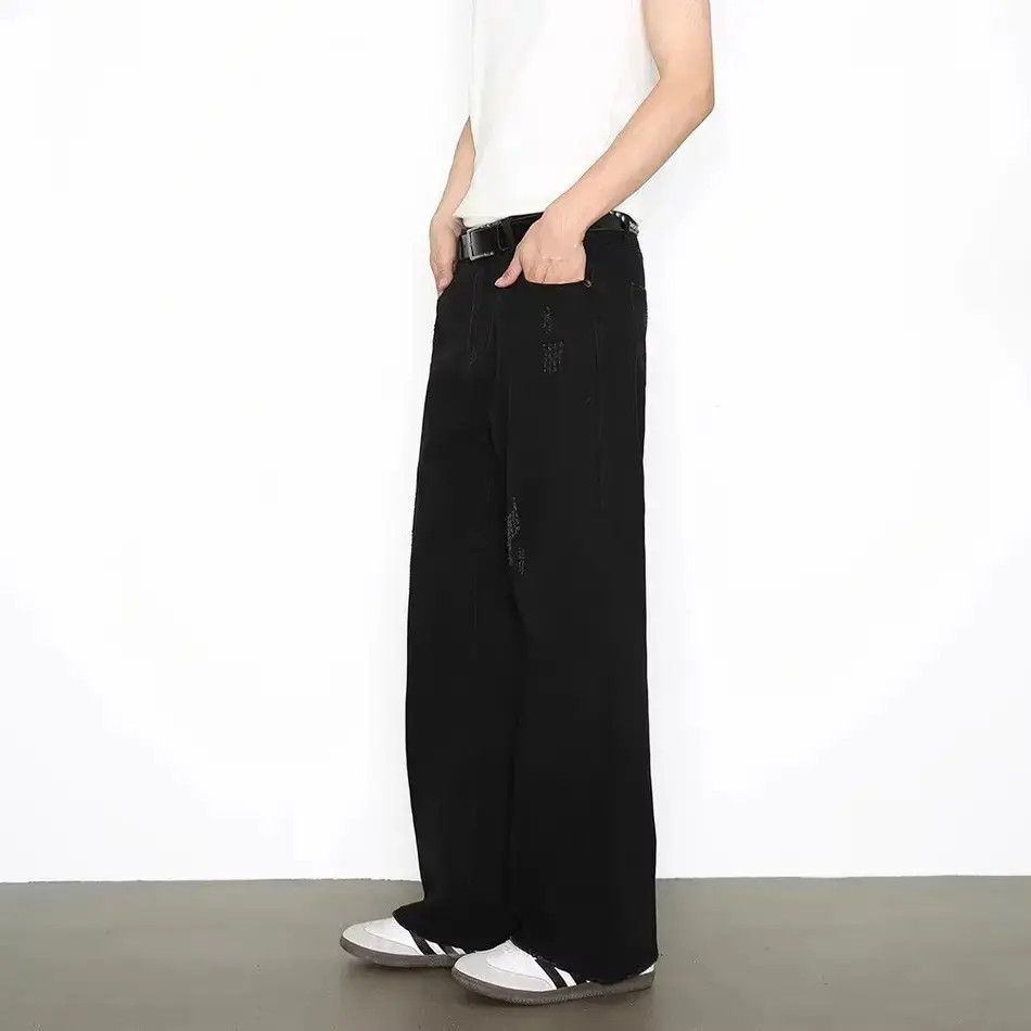 Japanese Brand Retro loose high street micro flared jeans Size US 30 / EU 46 - 1 Thumbnail