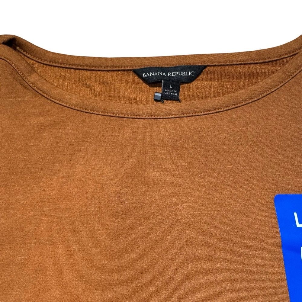 Banana Republic NWT New Banana Republic Long Sleeve Brown Top Size L Size L / US 10 / IT 46 - 9 Thumbnail