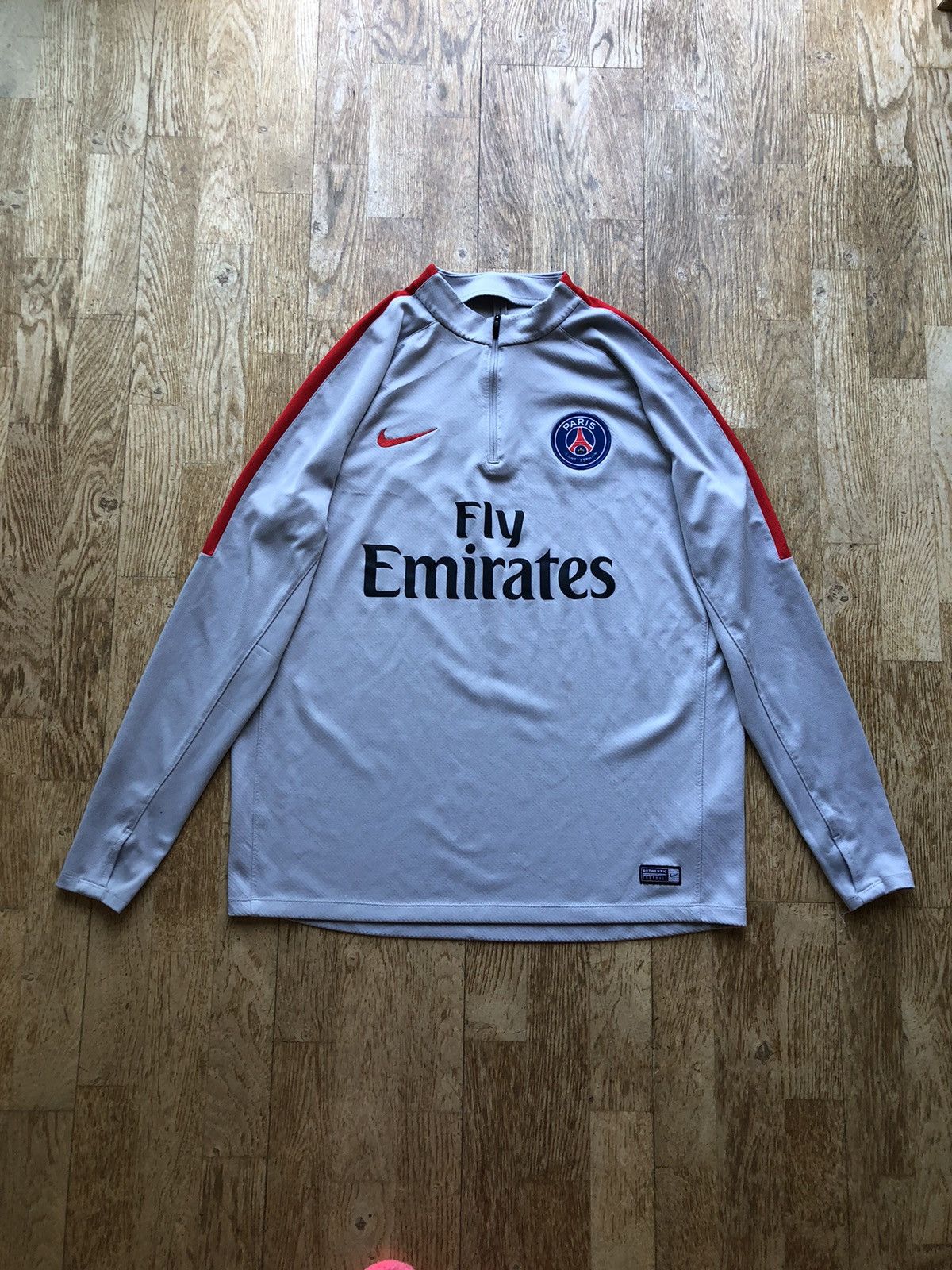 Nike PARIS SAINT GERMAIN NIKE SOCCER VINTAGE FOOTBALL SWEATSHIRT Size US L / EU 52-54 / 3 - 1 Thumbnail