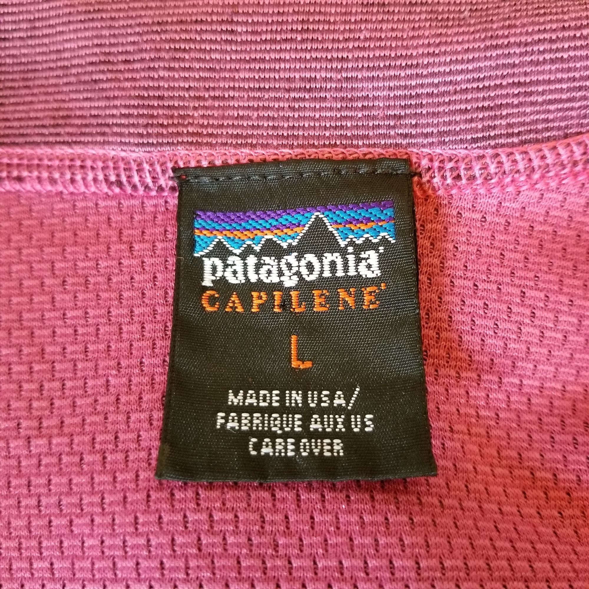 Patagonia Patagonia L Pink Pullover Top Shirt Mock Turtleneck Capilene Size L / US 10 / IT 46 - 3 Thumbnail