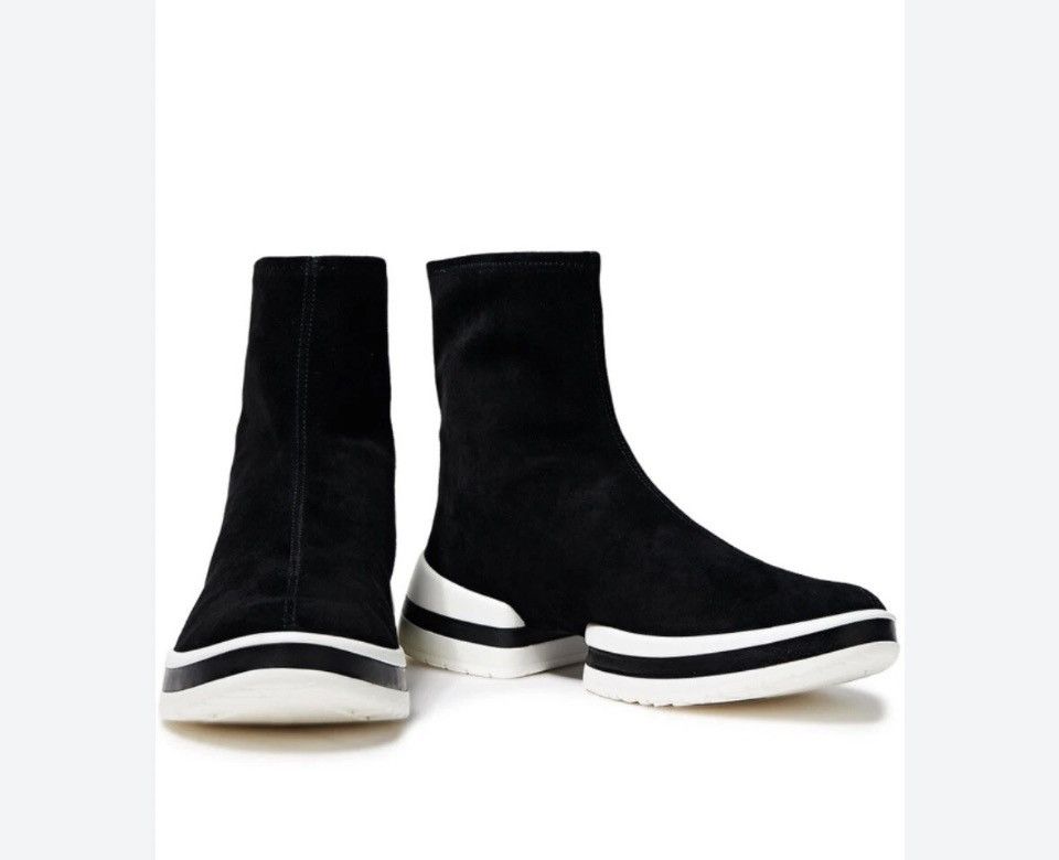 Stuart Weitzman STUART WEITZMAN SW612 BOOTIE SUEDE HIGH TOP SNEAKER SUEDE Size US 8.5 / IT 38.5 - 3 Thumbnail