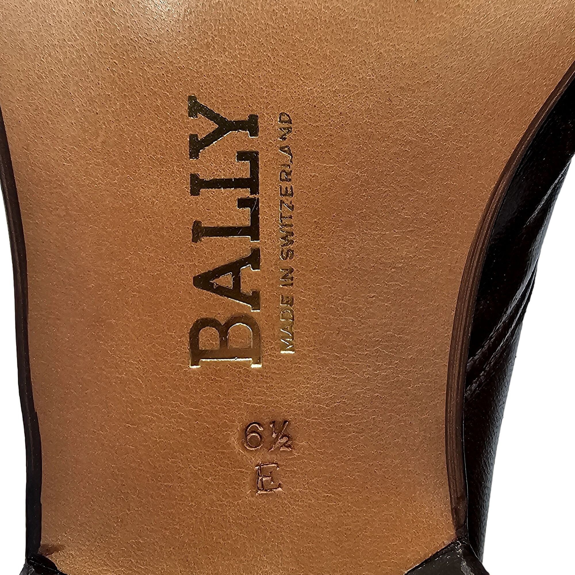Bally NEW Vintage Bally Men 6.5E Brown Calfskin Leather Dress Shoe Size US 6.5 / EU 39-40 - 12 Thumbnail