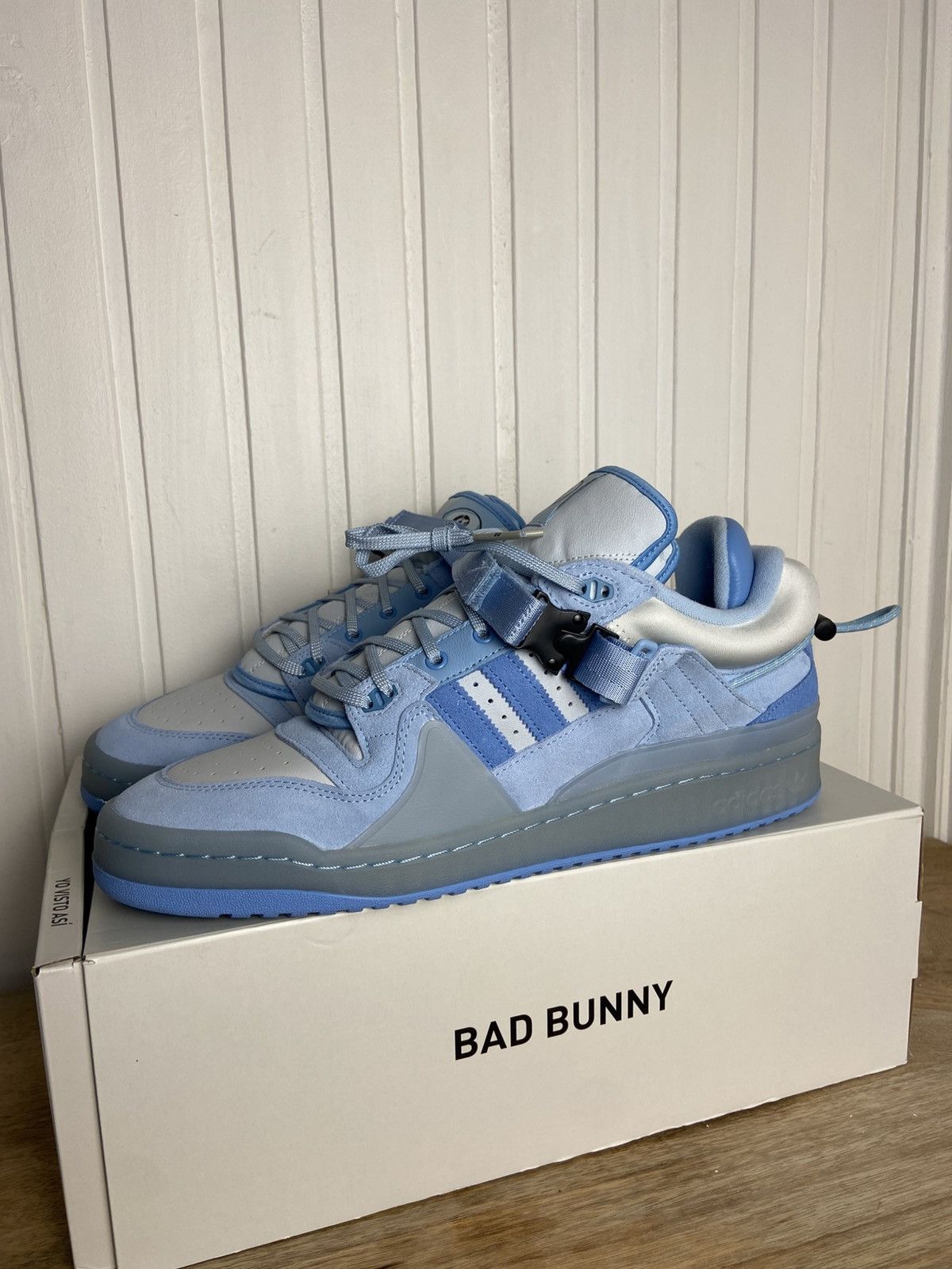 Adidas New adidas Forum Low Buckle Low Bad Bunny Blue Size 13,5US Size US 13 / EU 46 - 3 Thumbnail