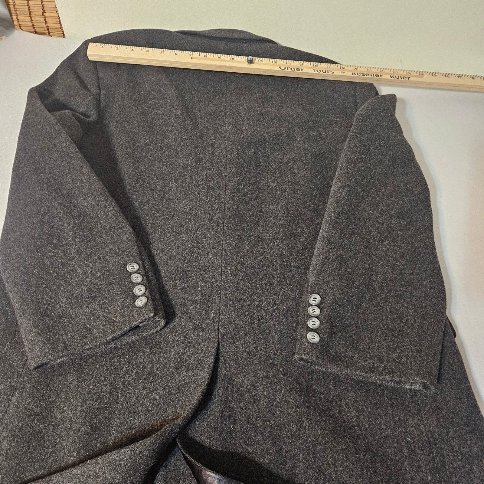 Christian Dior Monsieur VTG Christian Dior Monsieur Gray 46 WOOL Overcoat Men Coat Size US S / EU 44-46 / 1 - 5 Thumbnail