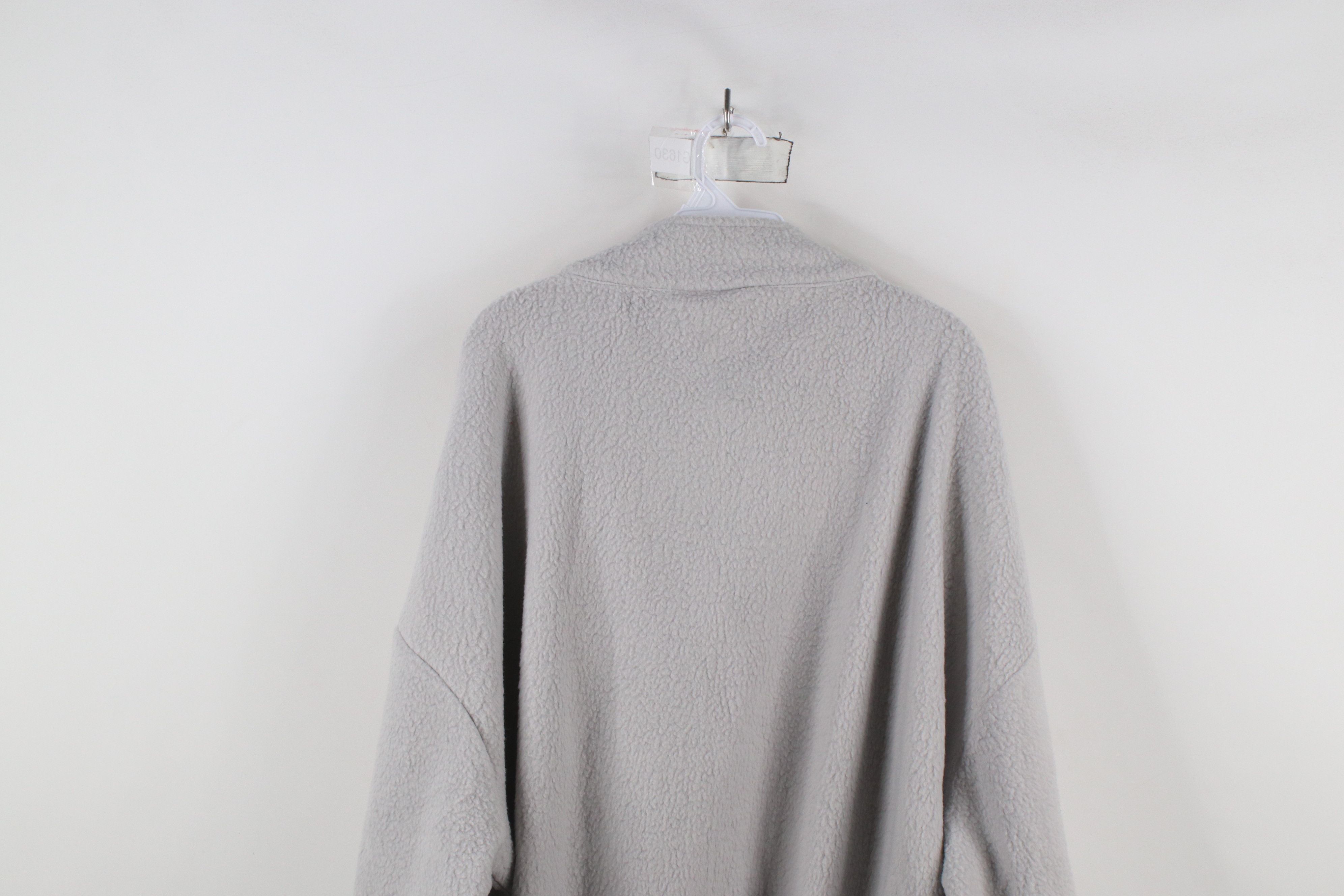 Vintage New Fanatics Browns Football Helmet Half Zip Fleece Sweater Size 4XL / US 24-26 - 10 Thumbnail