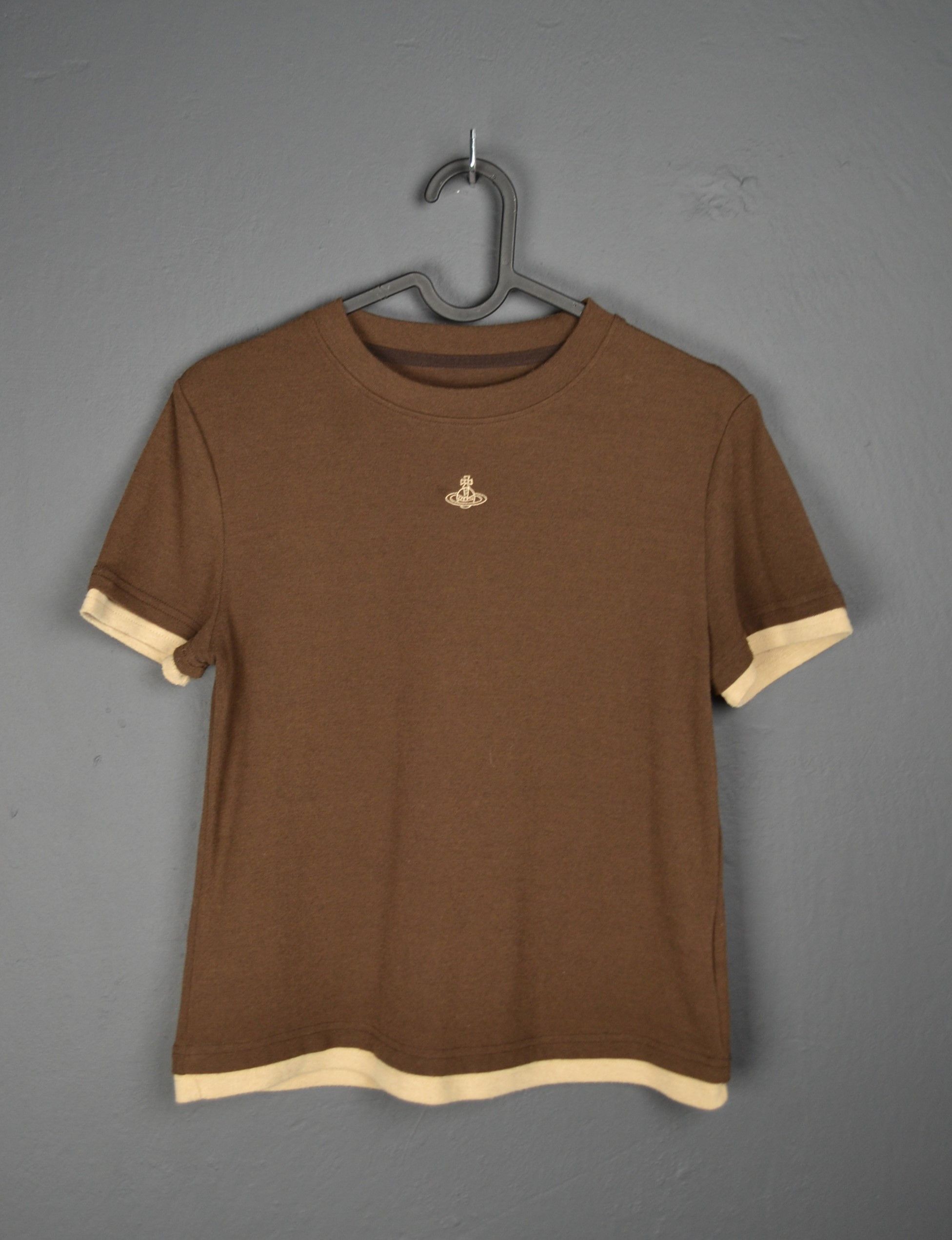 Vivienne Westwood Vivienne Westwood M size Center Orb Logo Crop T-shirt Size M / US 6-8 / IT 42-44 - 1 Thumbnail