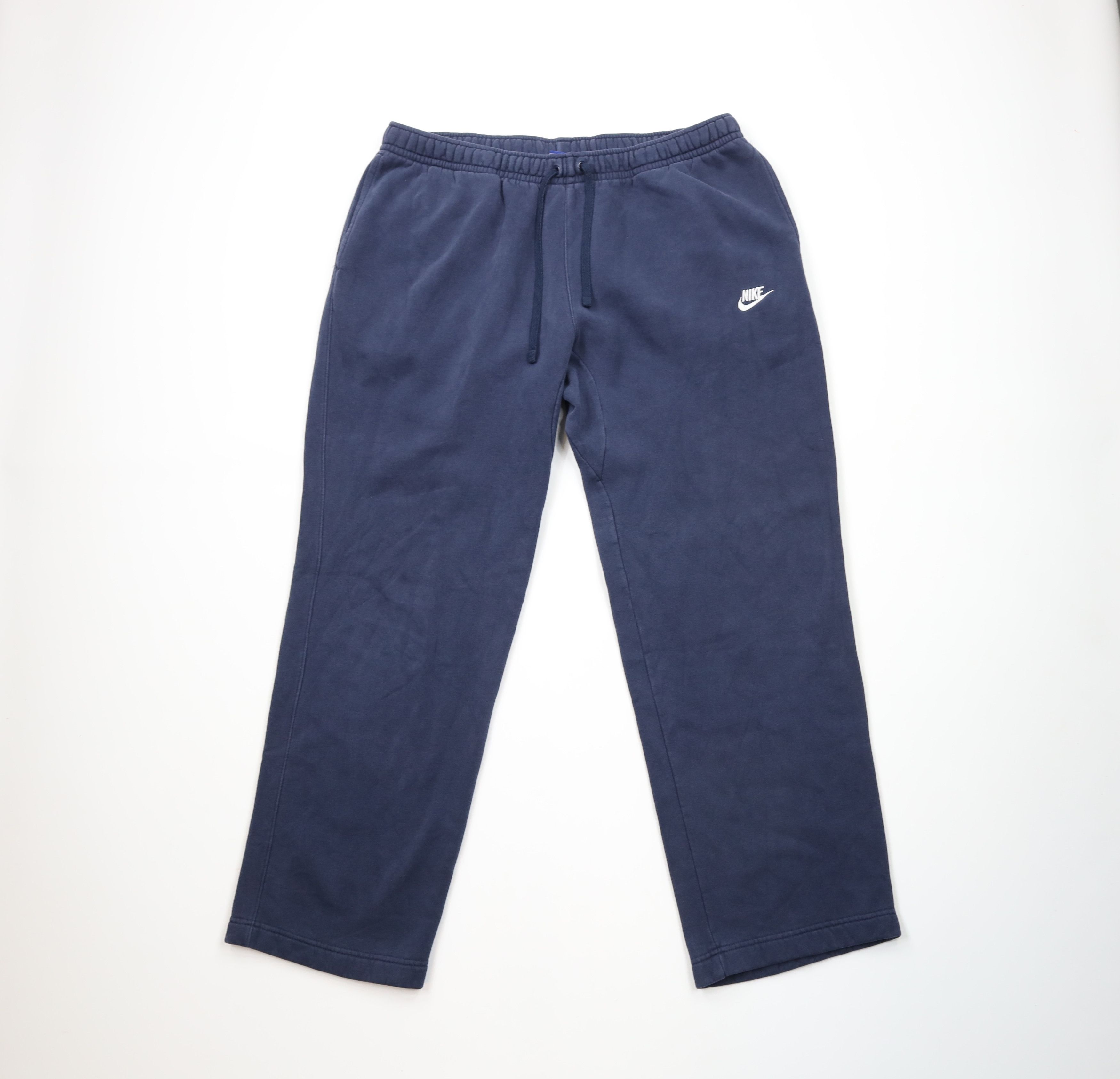 Nike × Vintage Vintage Y2K Nike Scott Mini Swoosh Wide Leg Sweatpants Size US 40 / EU 56 - 1 Thumbnail