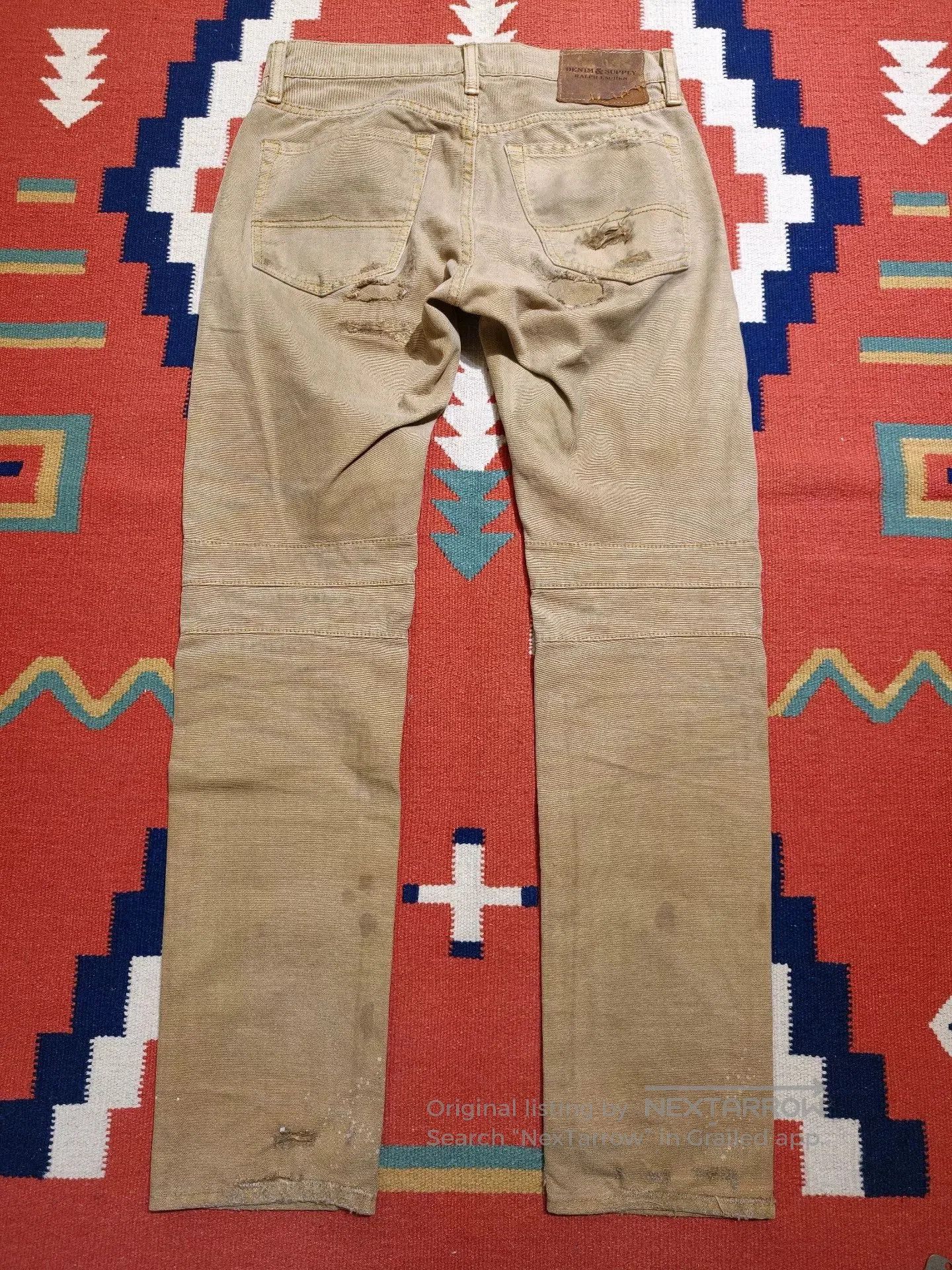 RRL Ralph Lauren RRL Ralph Lauren Distressed Worker Pants. Size US 30 / EU 46 - 3 Thumbnail