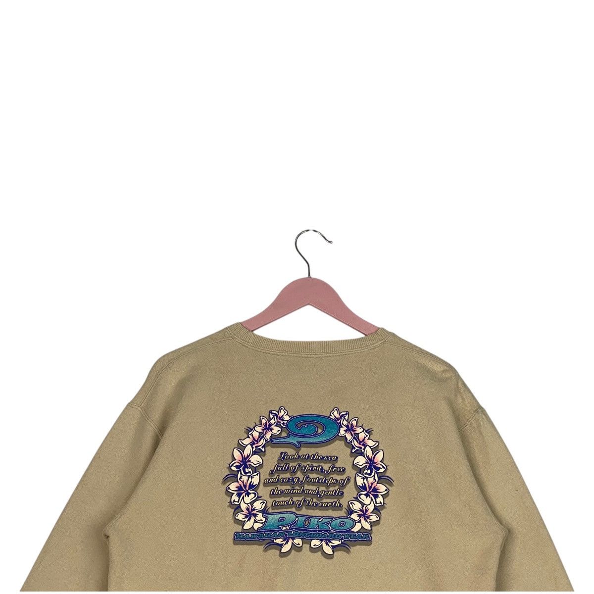 Designer × Vintage Vintage Piko Small Embroidered Crewneck Sweatshirt Brown Size US S / EU 44-46 / 1 - 11 Thumbnail