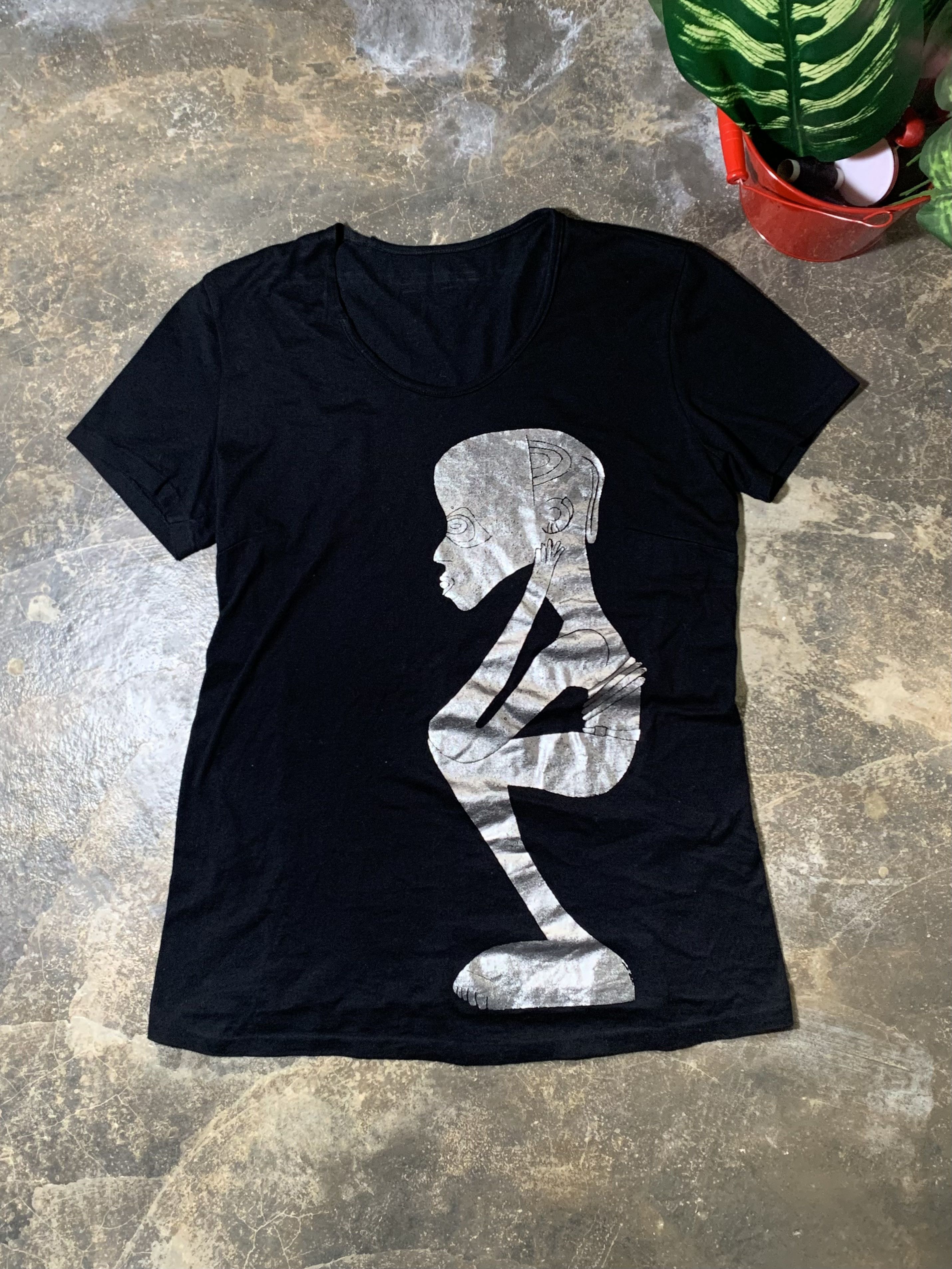 Bajra Bajra Black Graphic Tshirt Size S / US 4 / IT 40 - 1 Thumbnail