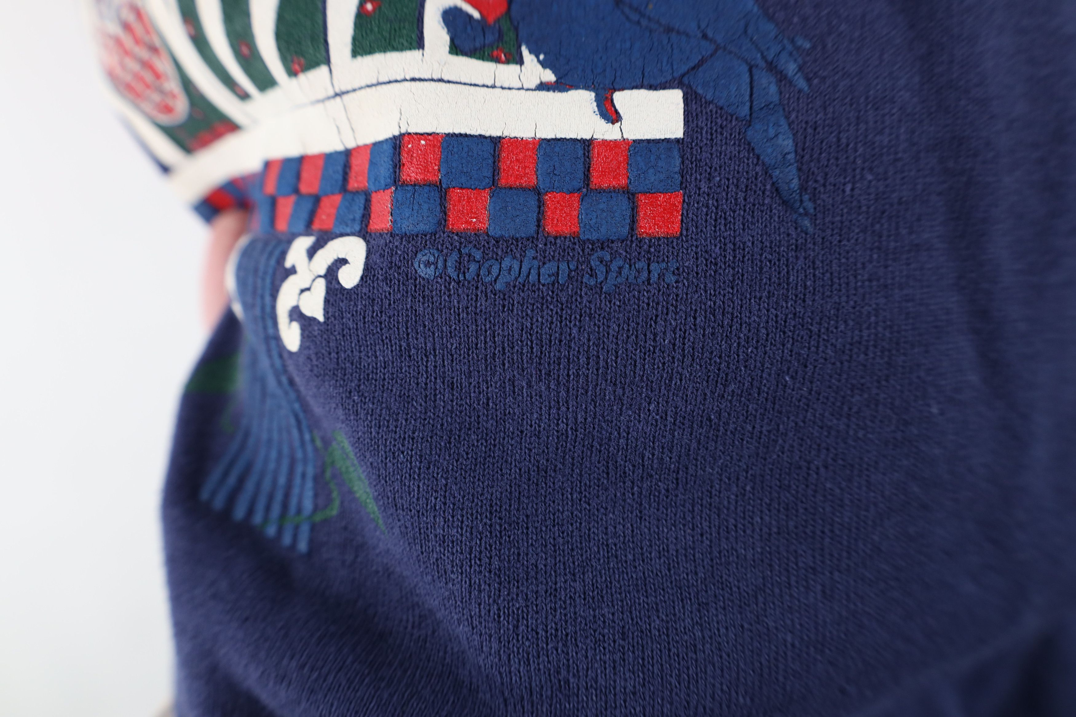 Vintage Vintage 90s Streetwear Birdhouse Turtleneck Sweatshirt USA Size XL / US 12-14 / IT 48-50 - 8 Thumbnail