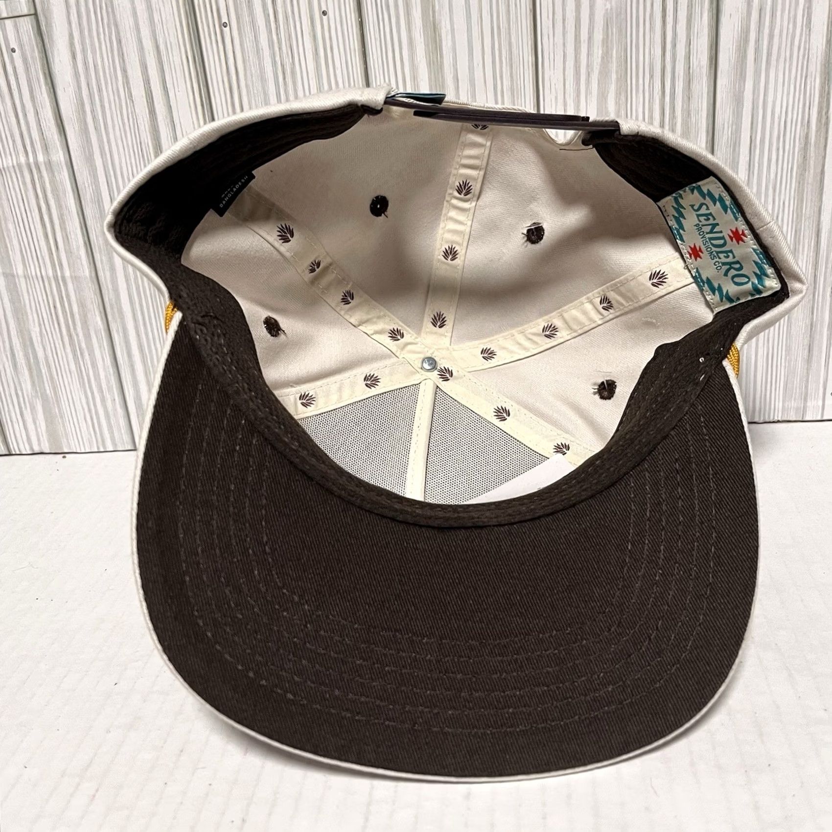 Roper Sendero Provisions Hat Cap Snapback Western Show Rope Cowboy Trucker Adult One Size White Cotton Polyester Knit Adjustable Breathable Men Mens Hats Size ONE SIZE - 5 Thumbnail