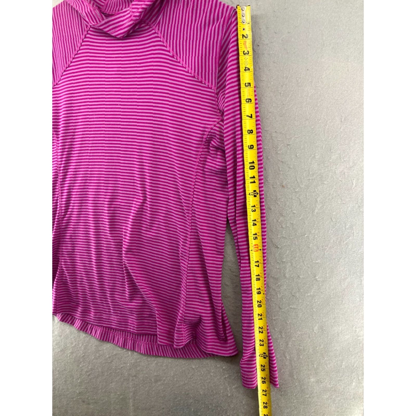 Vintage Columbia Hoodie Womens L Purple Lightweight Striped Outdoors Size L / US 10 / IT 46 - 4 Thumbnail