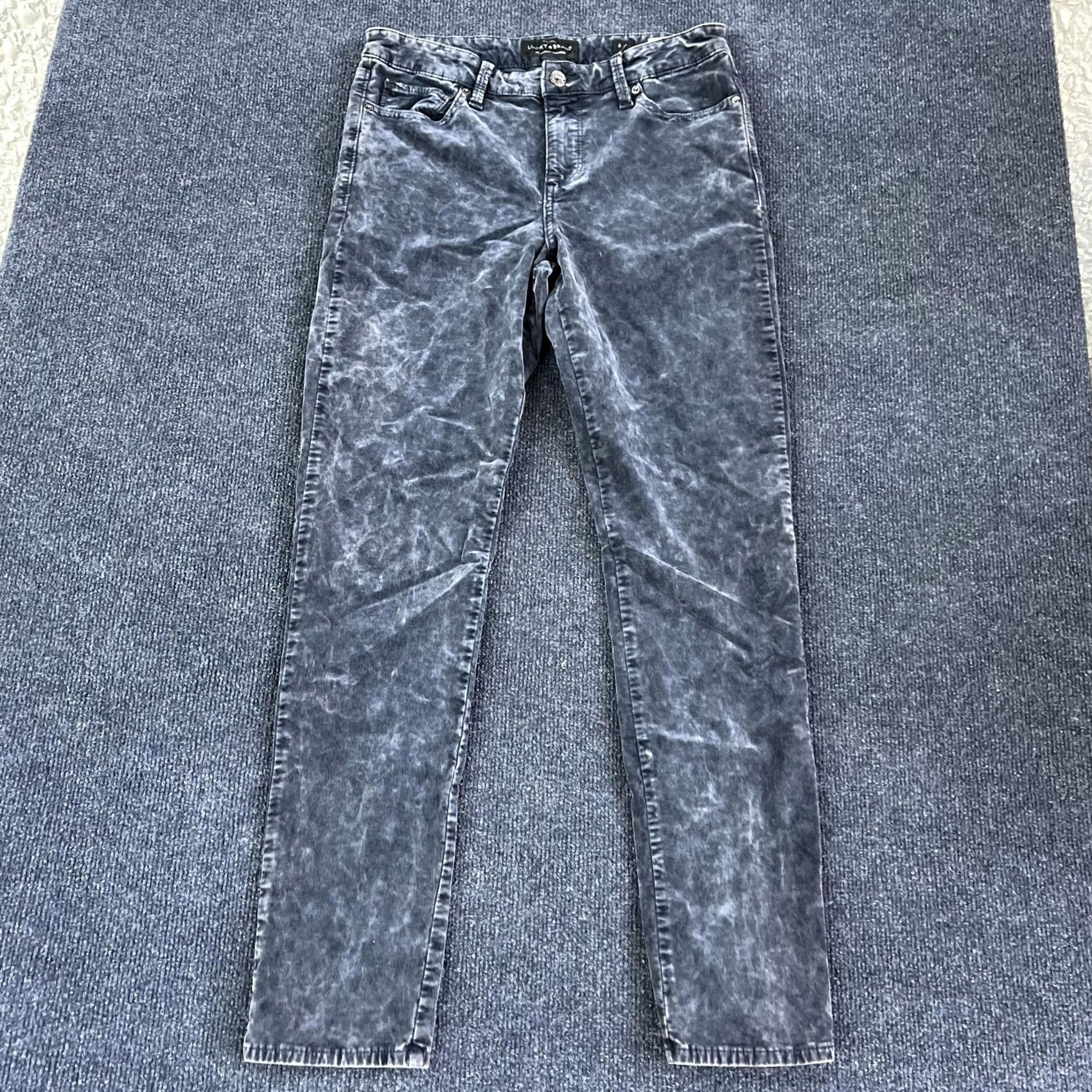 Lucky Brand Lucky Brand Jeggings Womens 8 Gray Brooke Legging Denim Stretch Skinny Casual Everyday Wear Size 30" / US 8 / IT 44 - 3 Thumbnail