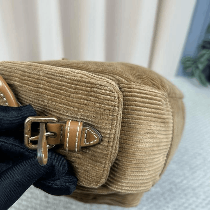 Miu Miu Miu Miu Corduroy Vintage Pocket Handbag Size ONE SIZE - 9 Thumbnail